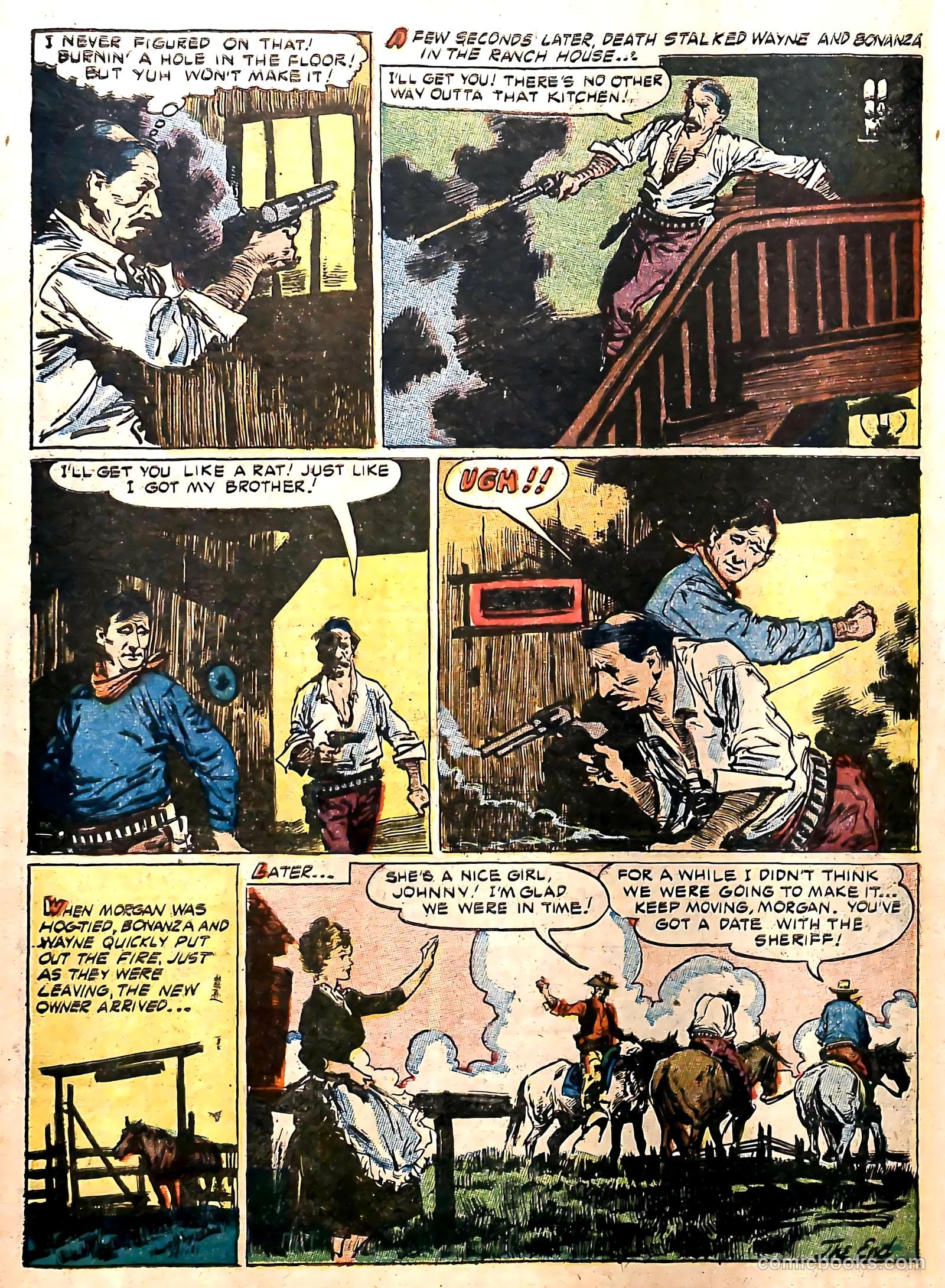 John Wayne Adventure Comics #20 (1953) — page 32 of 36