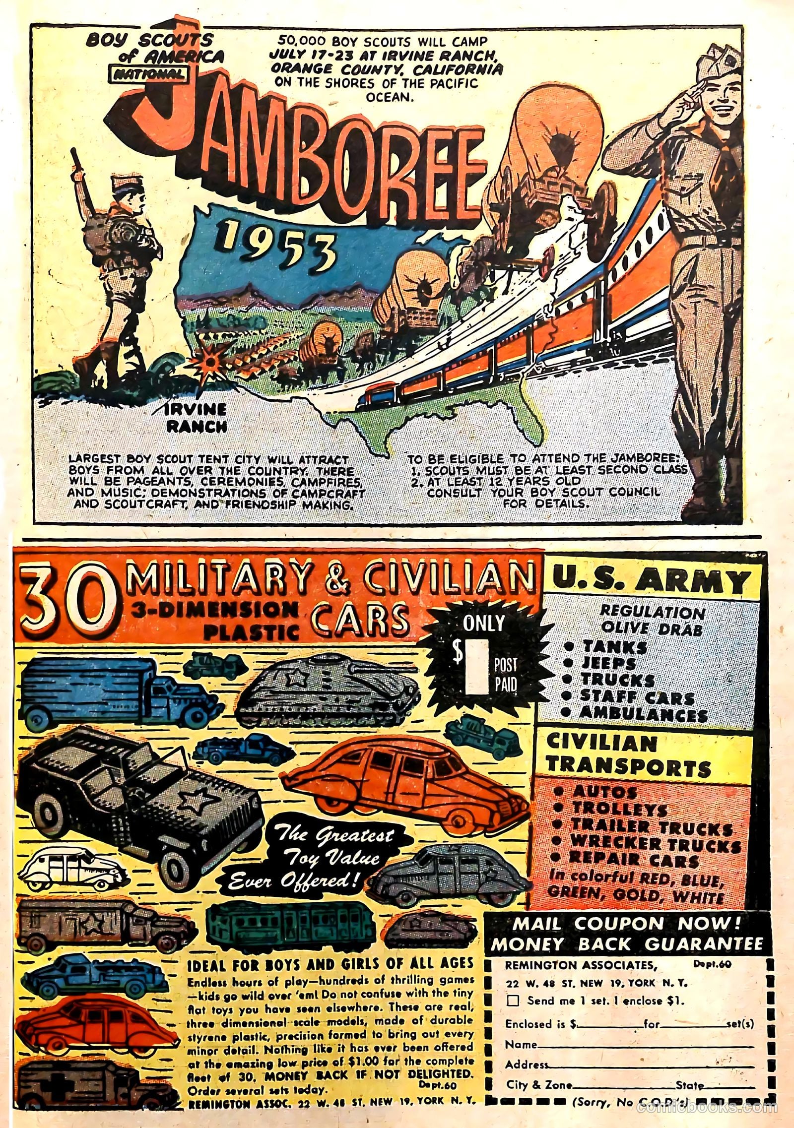 John Wayne Adventure Comics #20 (1953) — page 33 of 36
