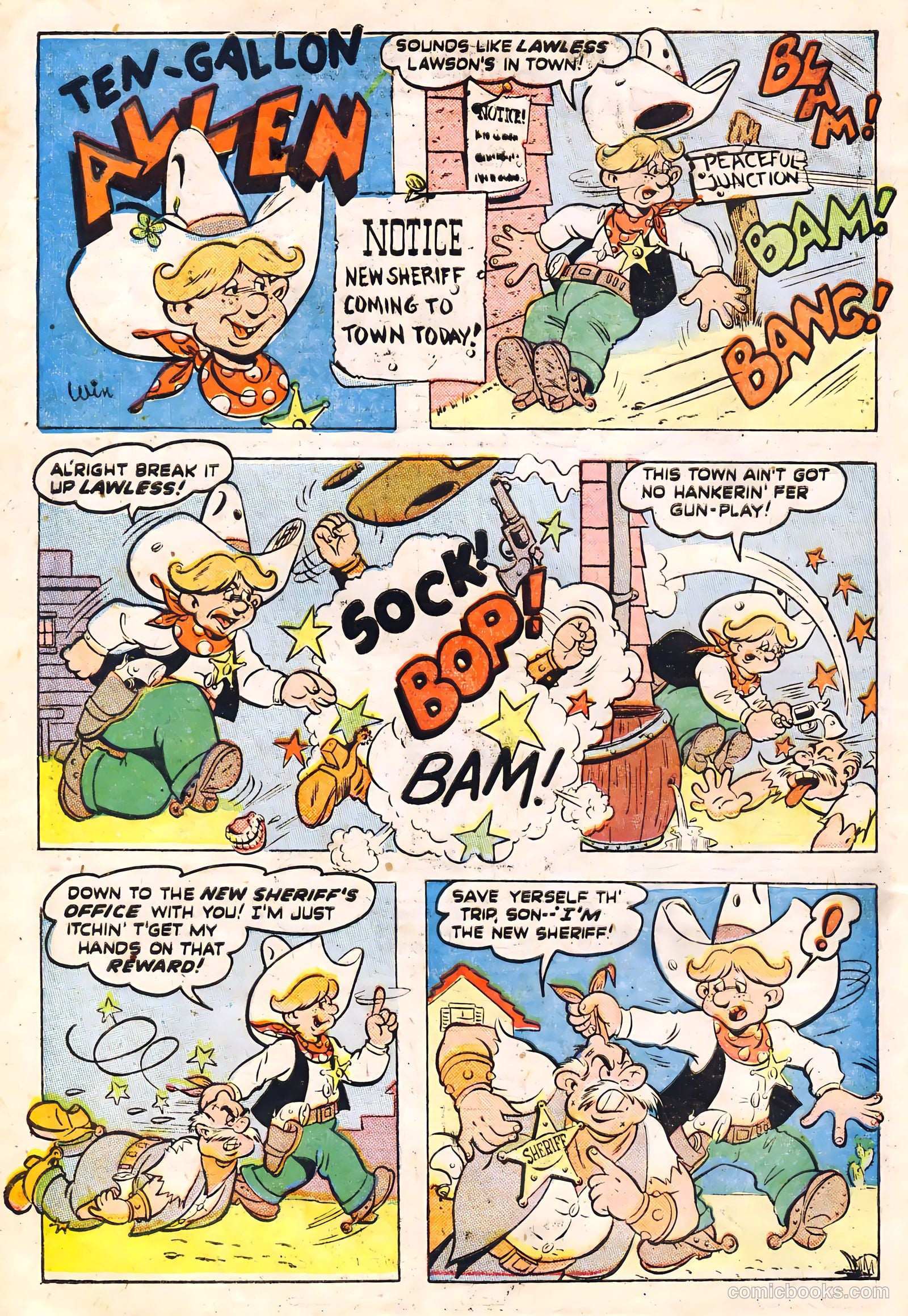 John Wayne Adventure Comics #21 (1953) — page 32 of 36