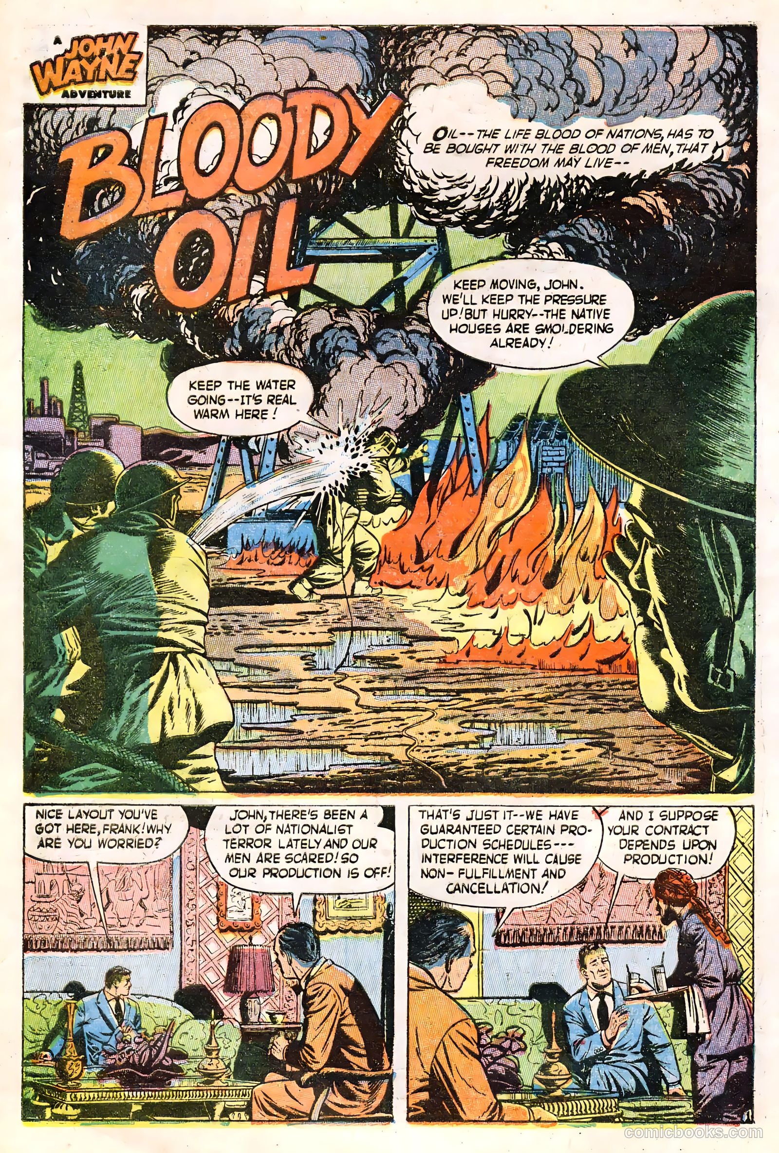 John Wayne Adventure Comics #21 (1953) — page 4 of 36