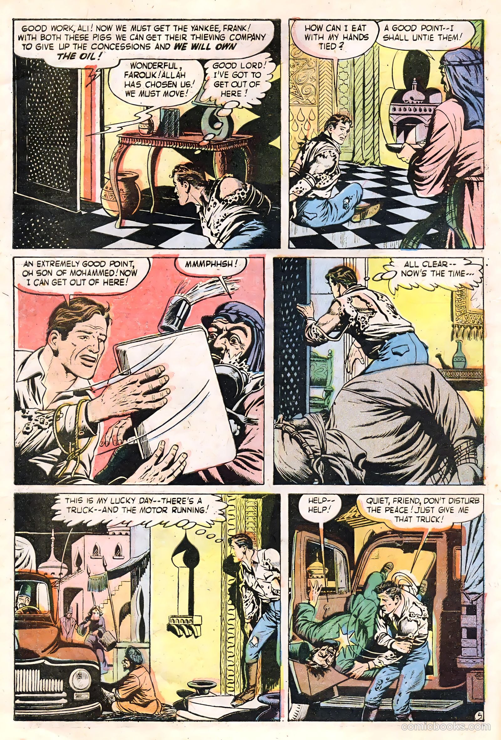 John Wayne Adventure Comics #21 (1953) — page 8 of 36