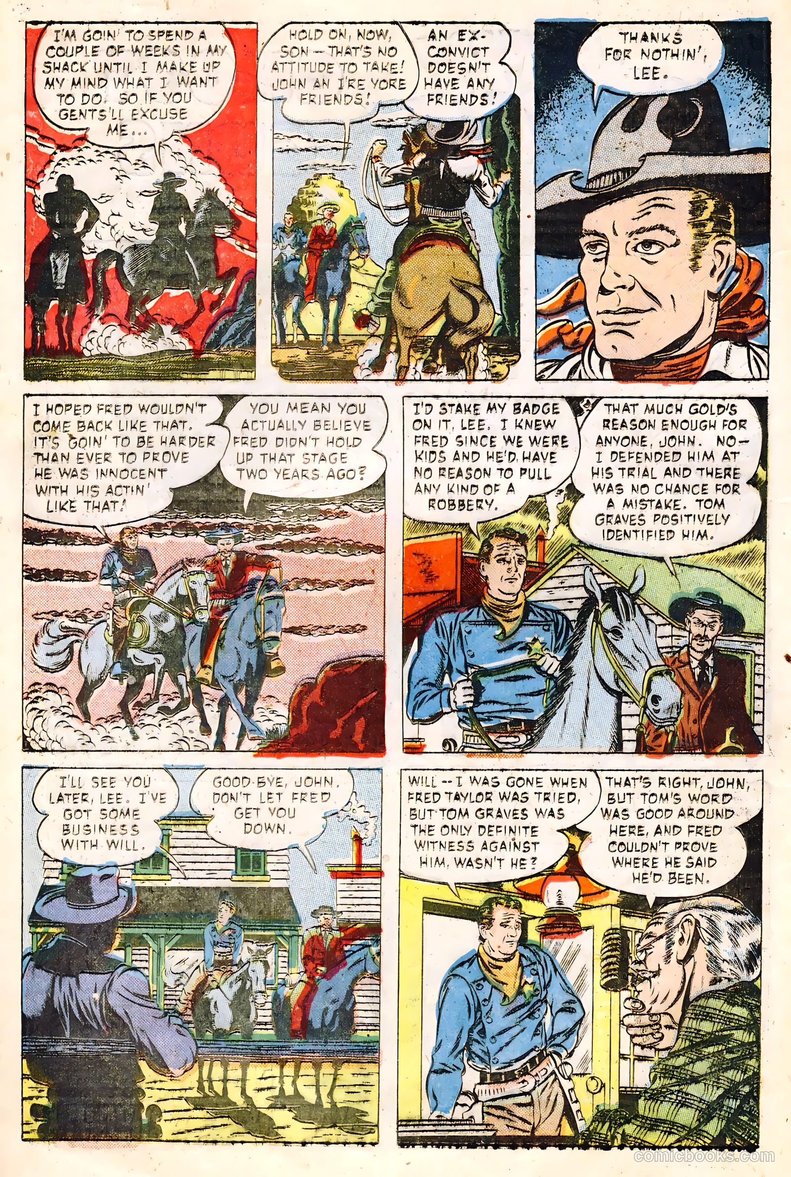 John Wayne Adventure Comics #21 (1953) — page 22 of 36