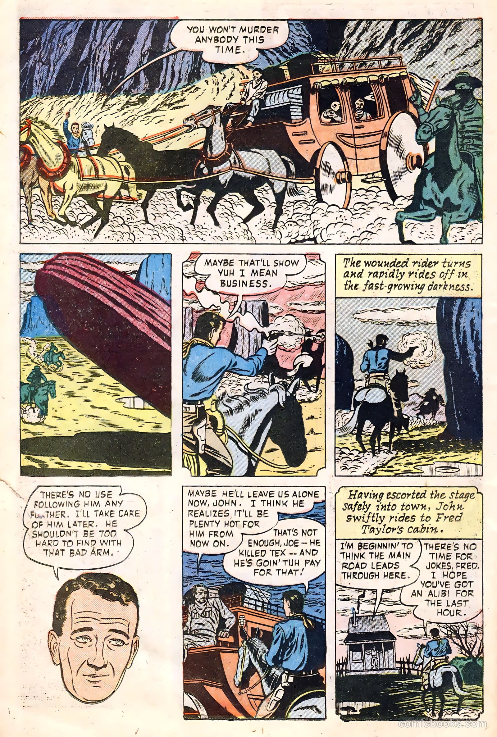 John Wayne Adventure Comics #21 (1953) — page 26 of 36