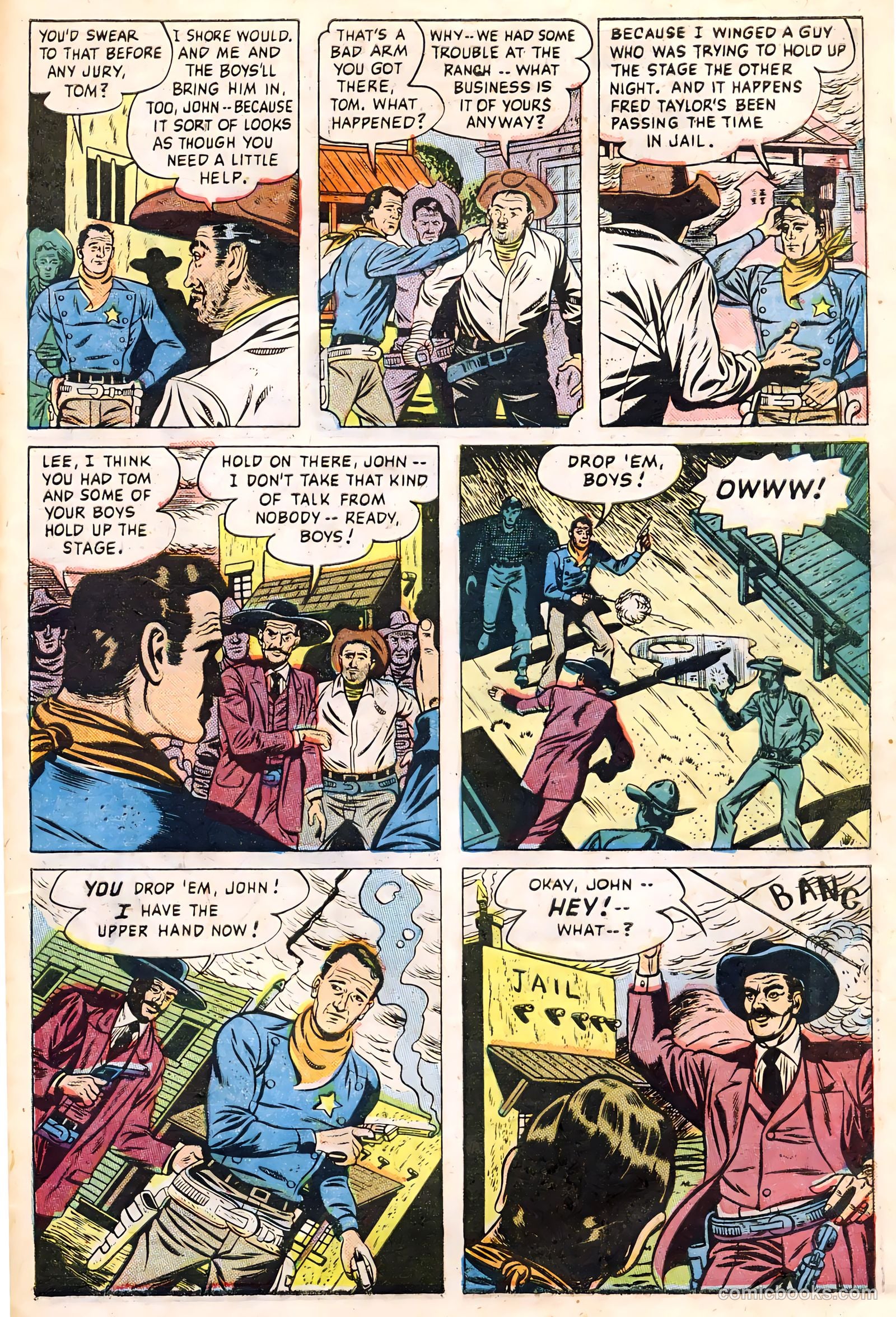 John Wayne Adventure Comics #21 (1953) — page 29 of 36