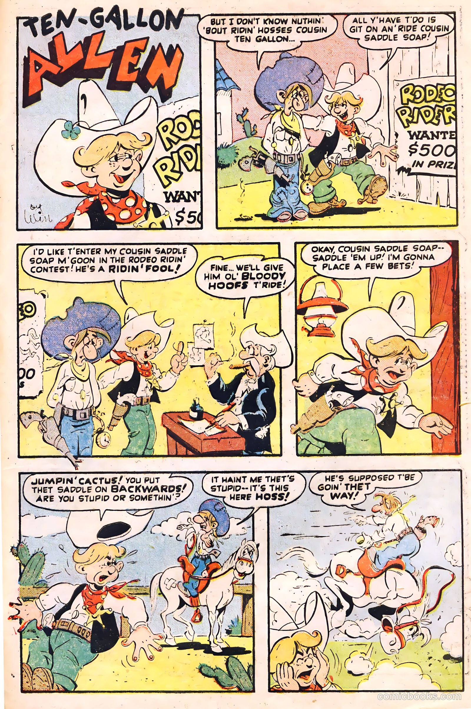 John Wayne Adventure Comics #21 (1953) — page 33 of 36
