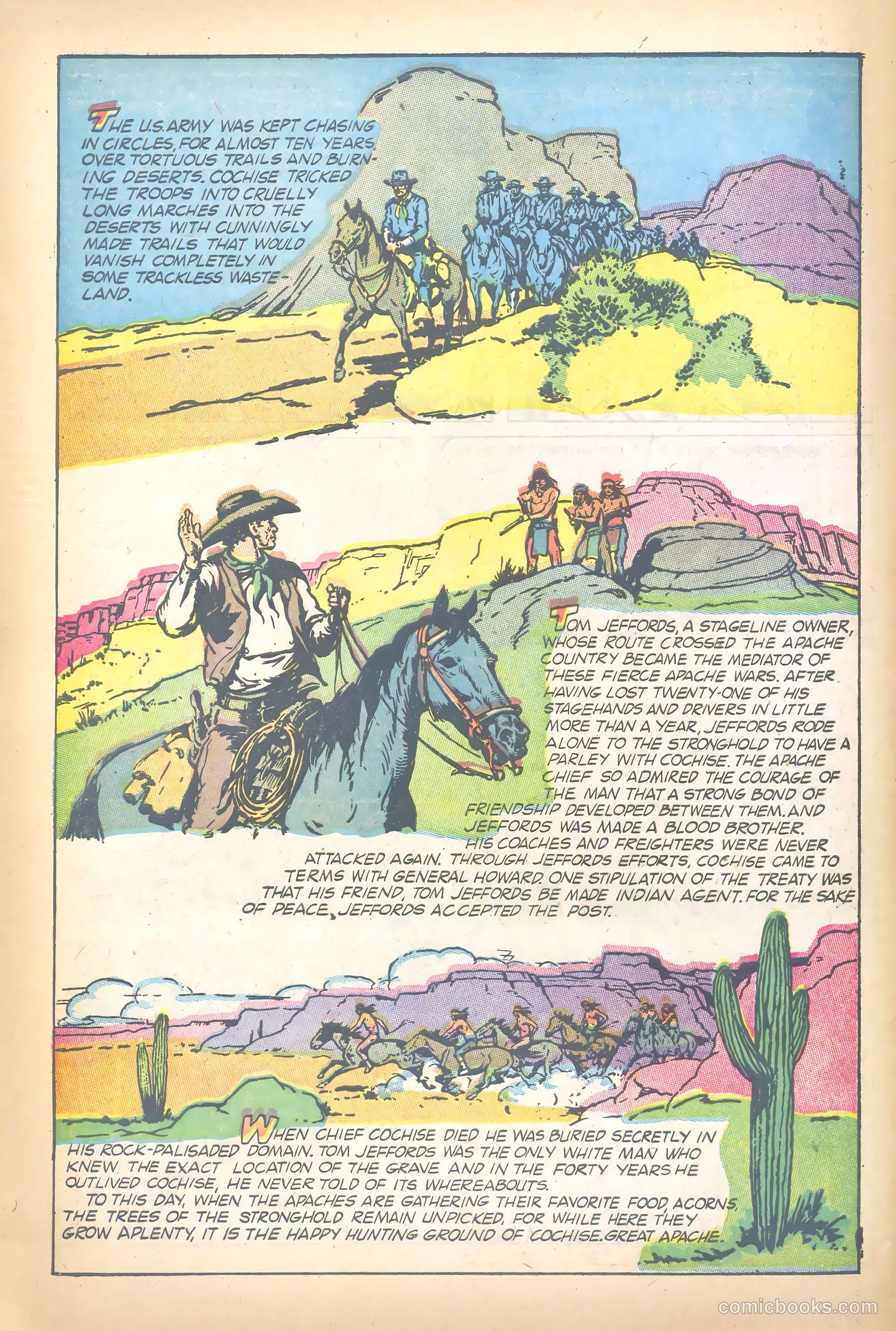 John Wayne Adventure Comics #22 (1953) — page 30 of 36