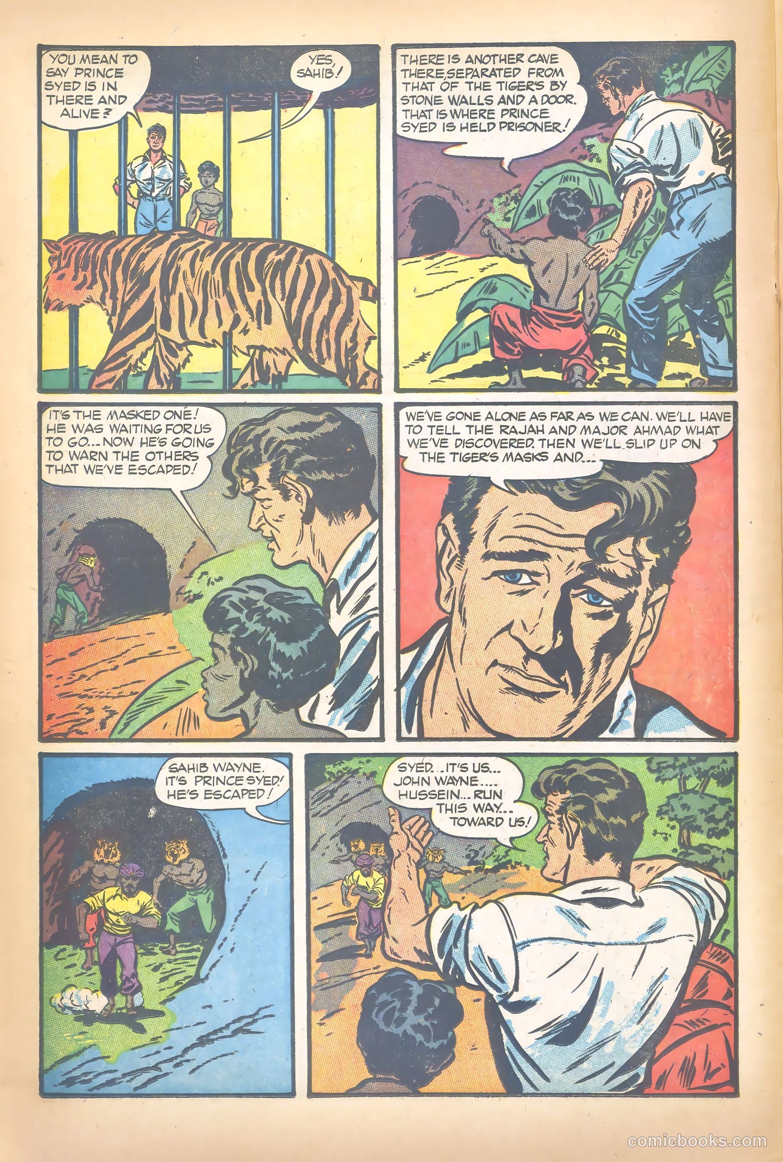 John Wayne Adventure Comics #22 (1953) — page 22 of 36