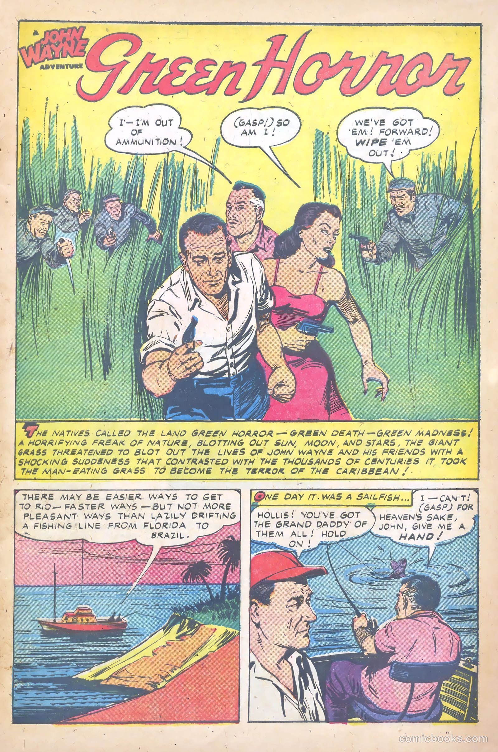 John Wayne Adventure Comics #23 (1953) — page 9 of 35