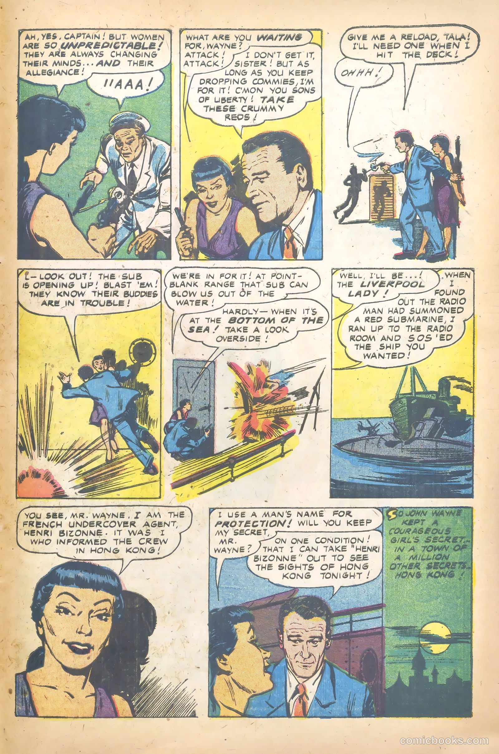 John Wayne Adventure Comics #23 (1953) — page 27 of 35