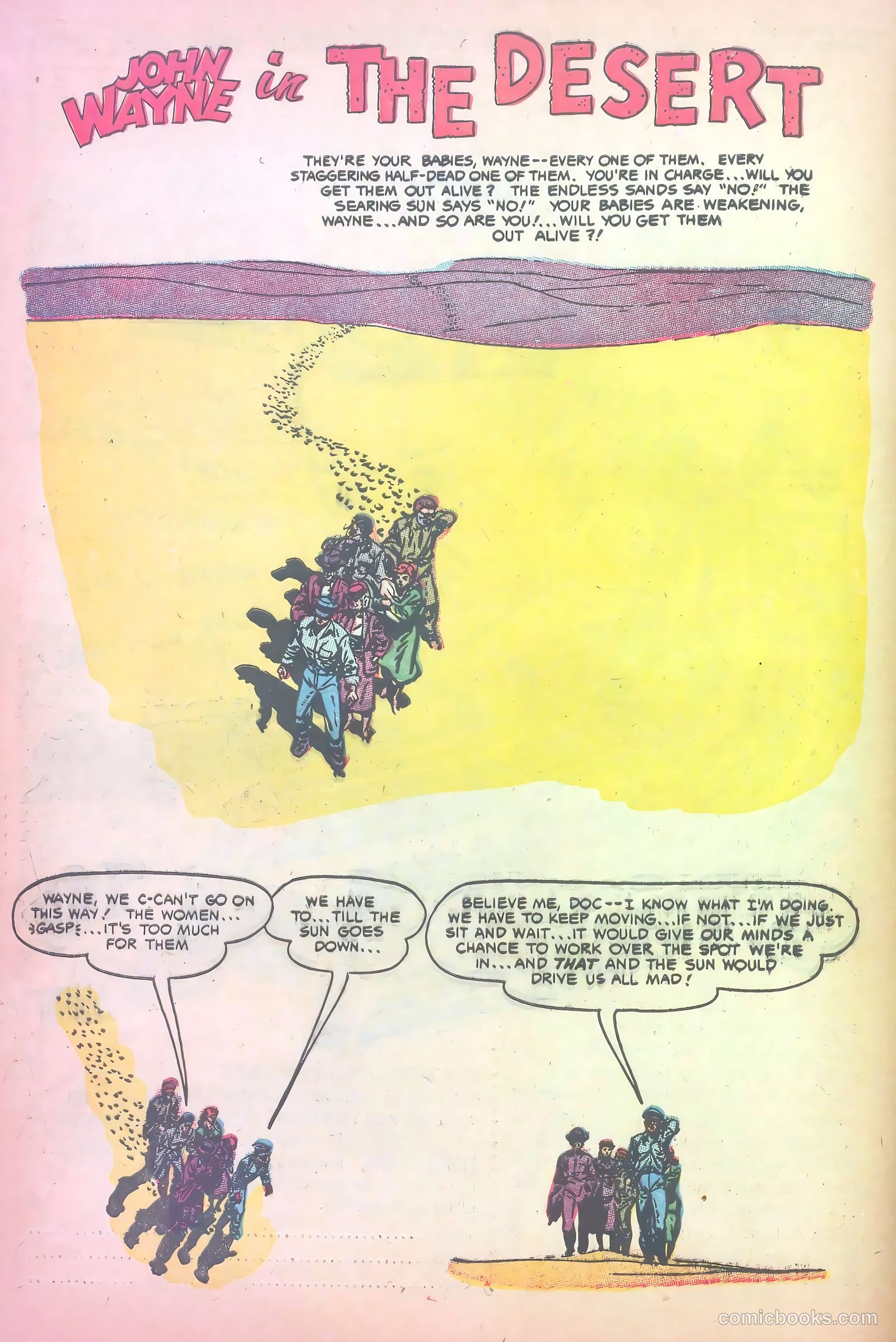 John Wayne Adventure Comics #24 (1954) — page 4 of 36