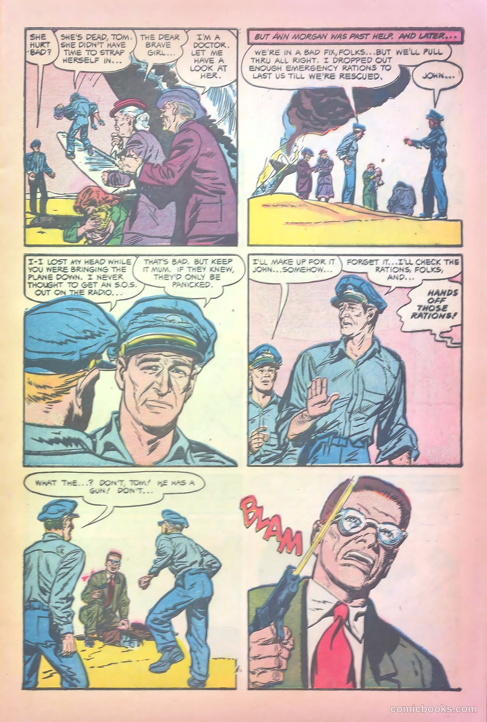 John Wayne Adventure Comics #24 (1954) — page 7 of 36