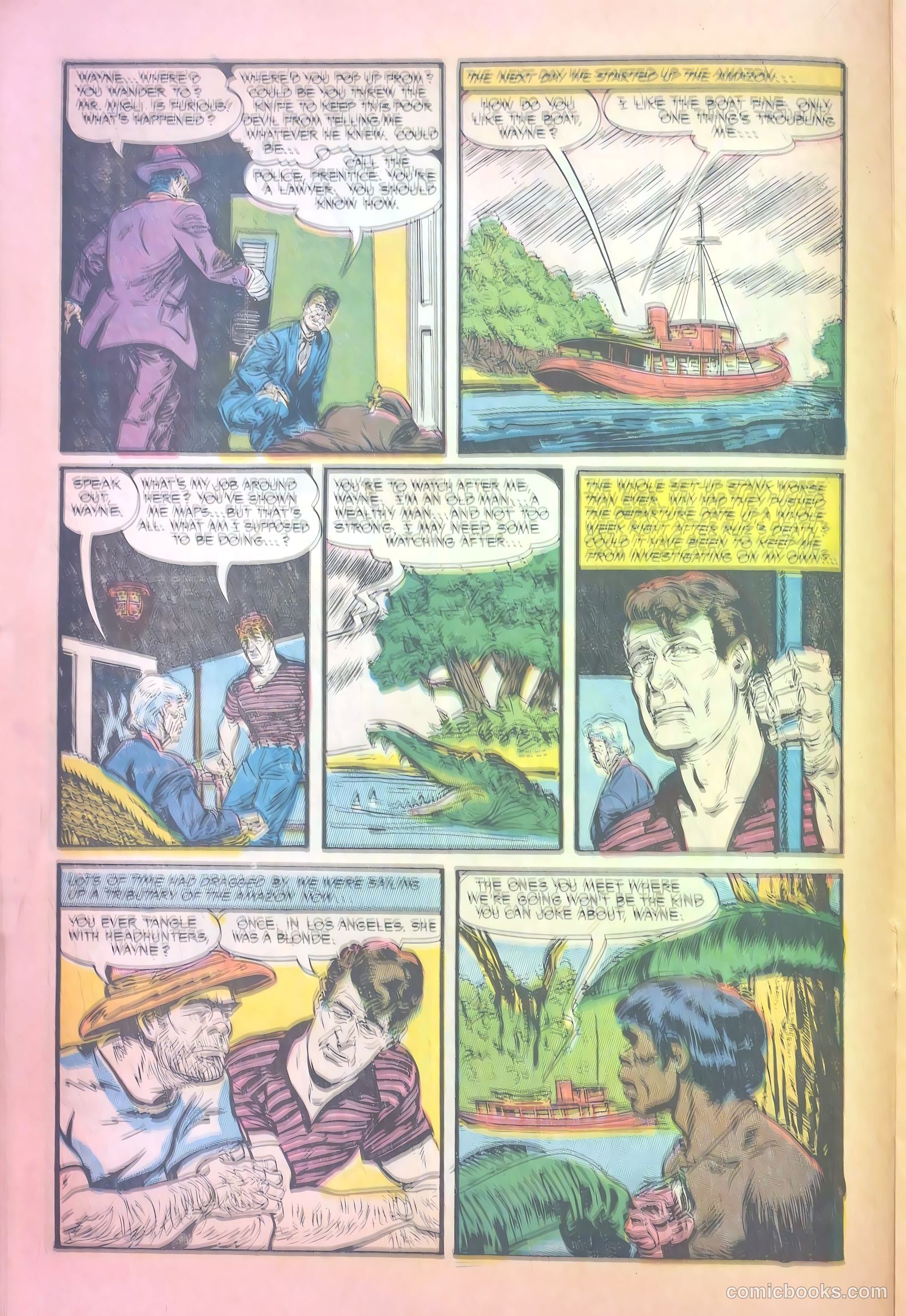 John Wayne Adventure Comics #24 (1954) — page 16 of 36