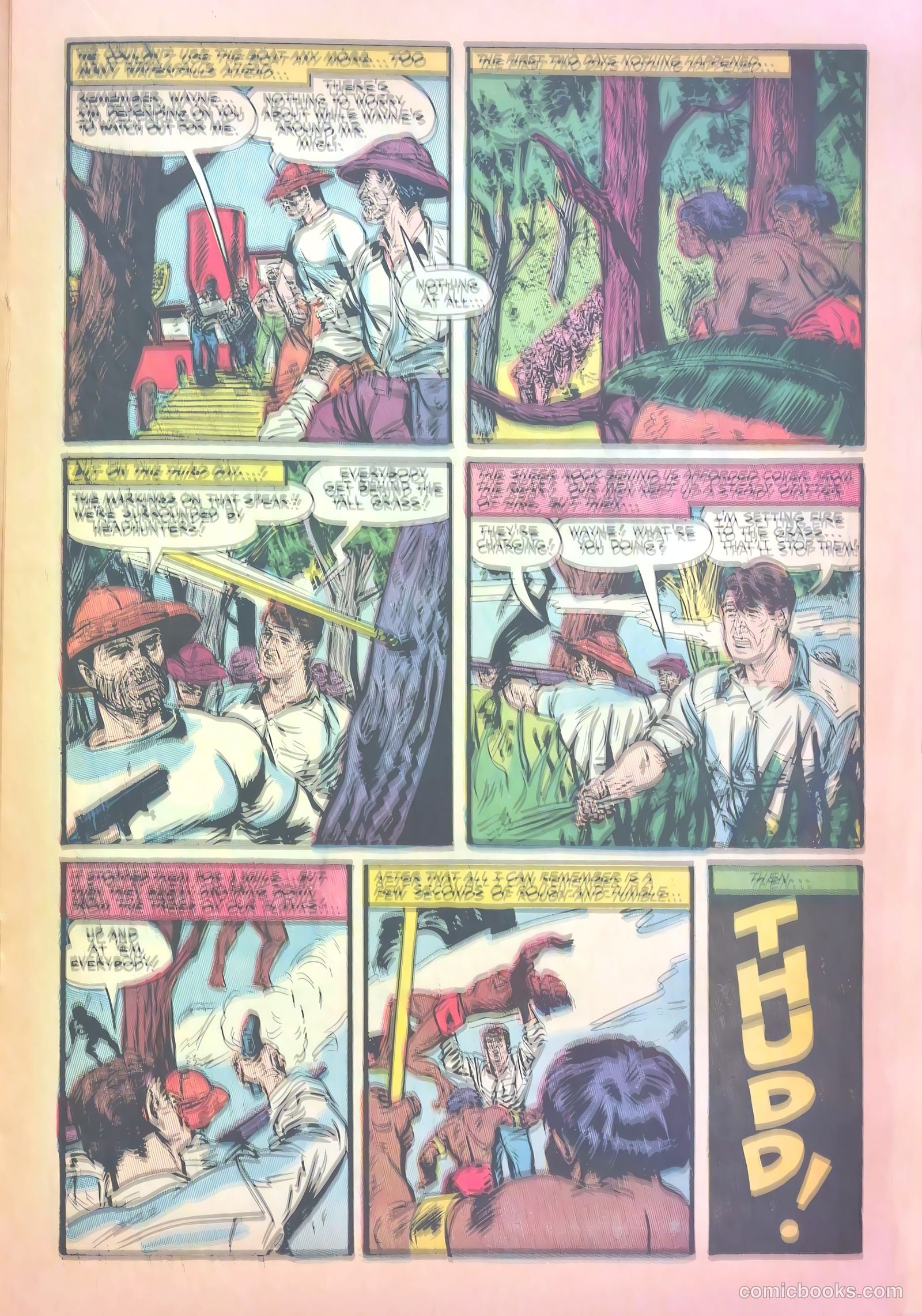 John Wayne Adventure Comics #24 (1954) — page 17 of 36