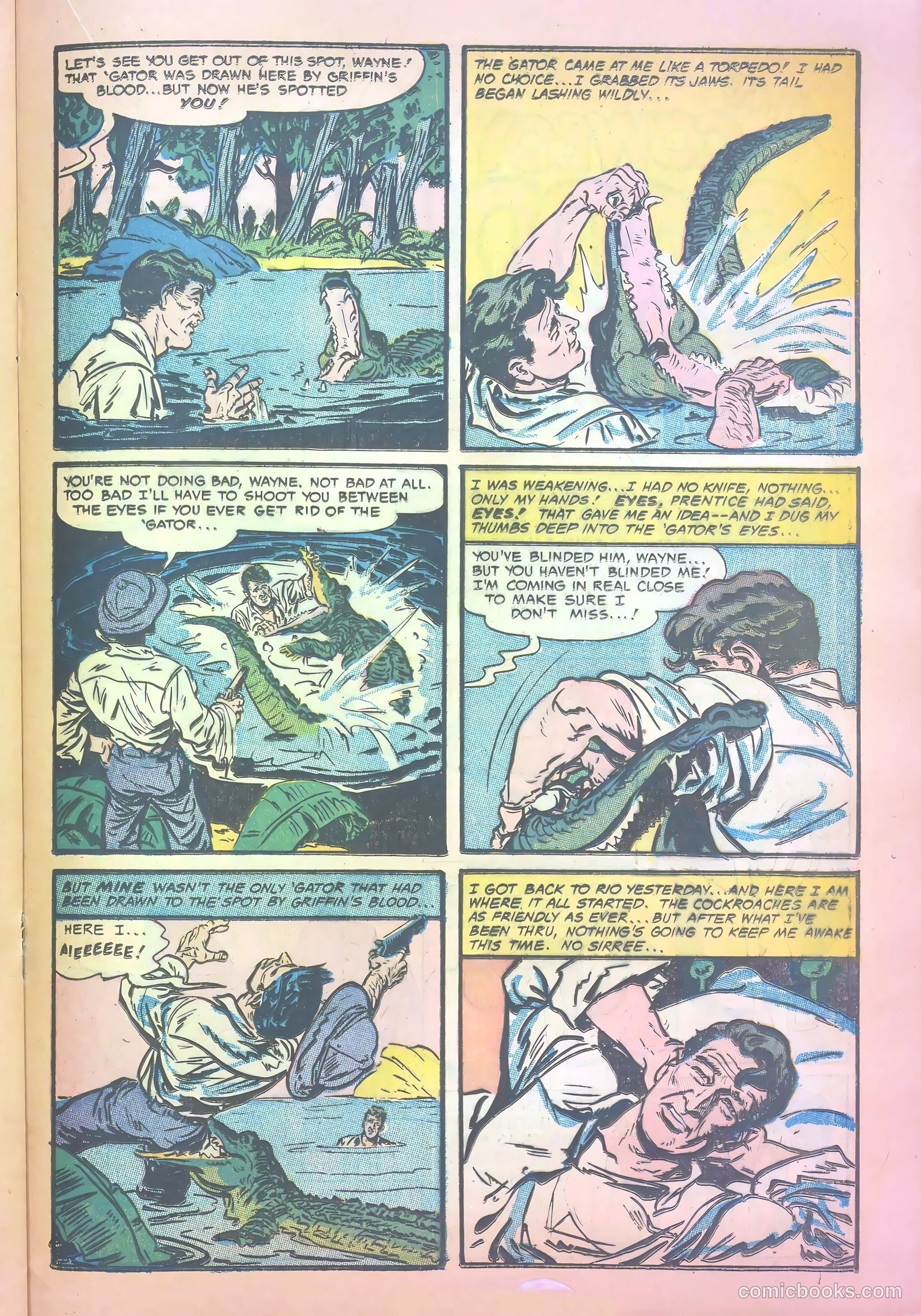 John Wayne Adventure Comics #24 (1954) — page 23 of 36