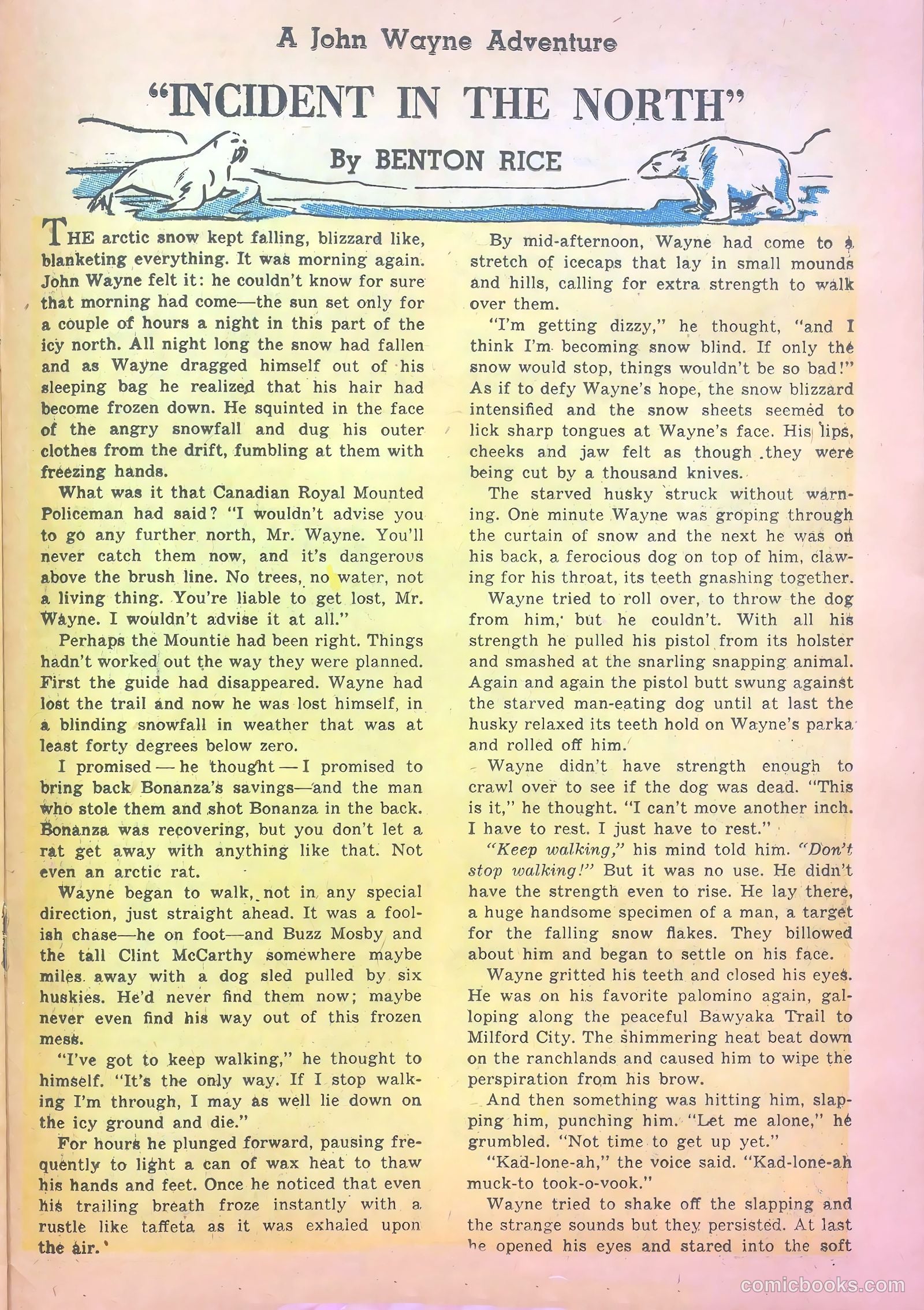 John Wayne Adventure Comics #24 (1954) — page 25 of 36