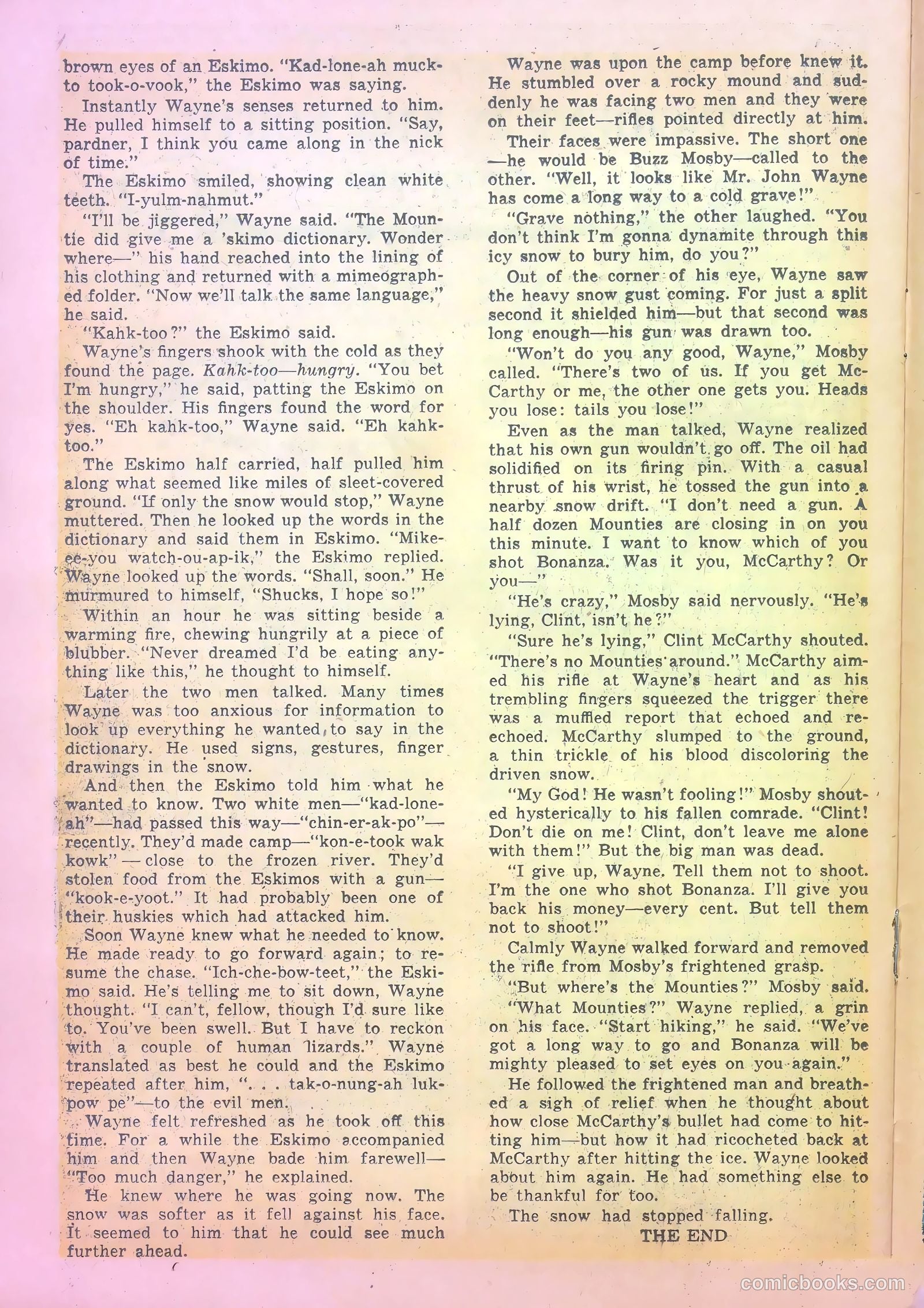 John Wayne Adventure Comics #24 (1954) — page 26 of 36