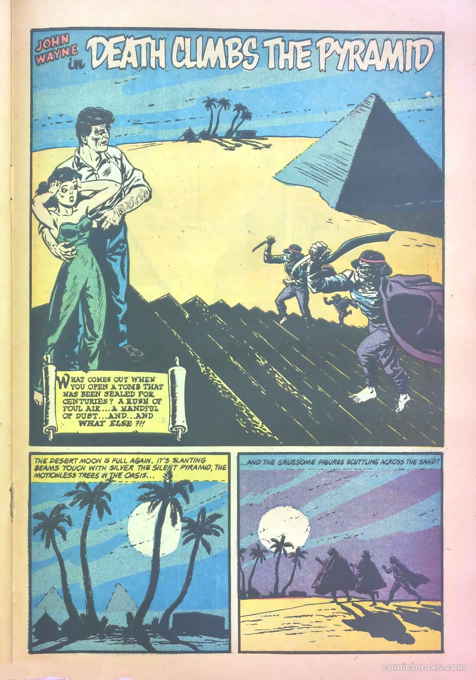 John Wayne Adventure Comics #24 (1954) — page 27 of 36