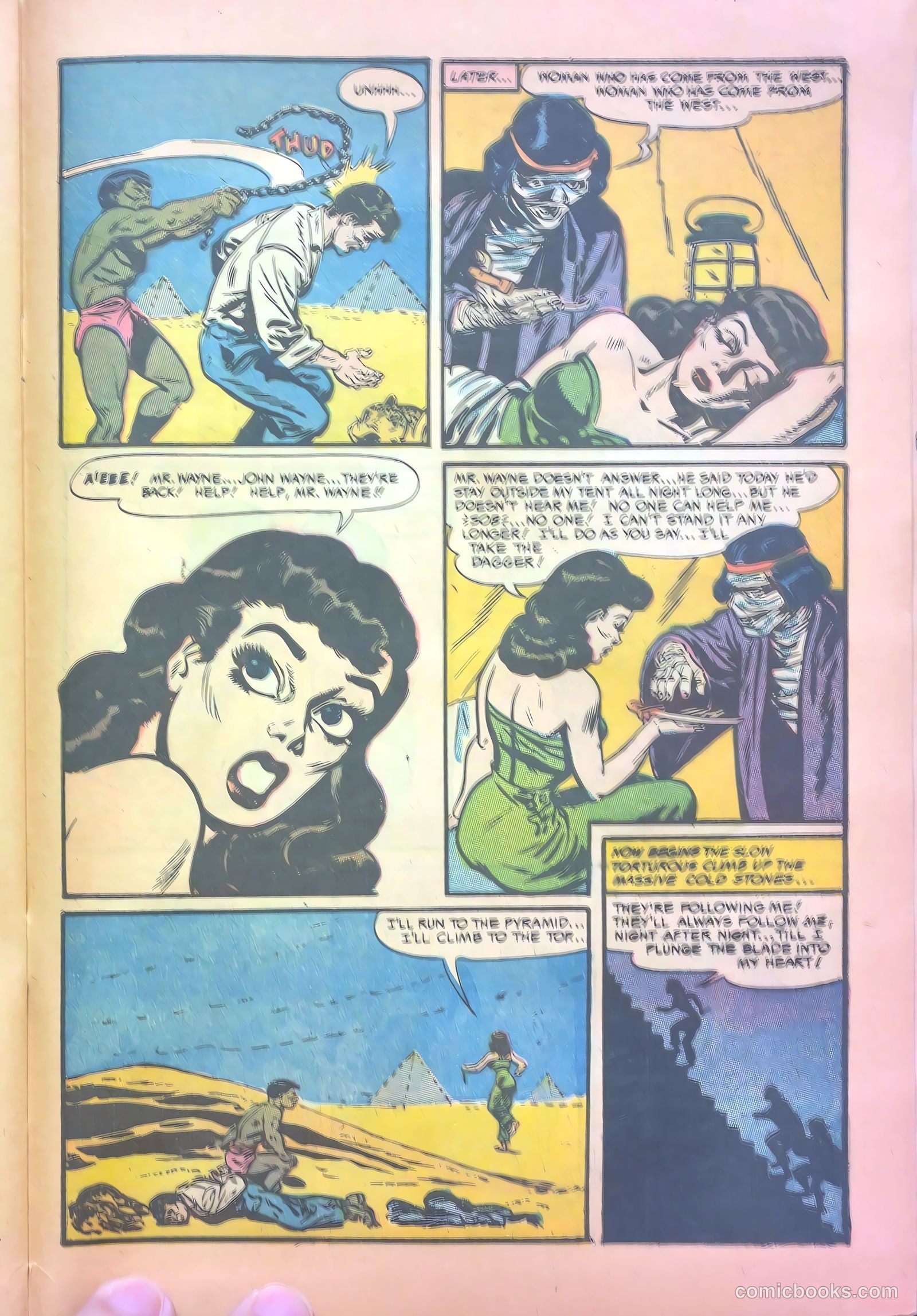 John Wayne Adventure Comics #24 (1954) — page 31 of 36