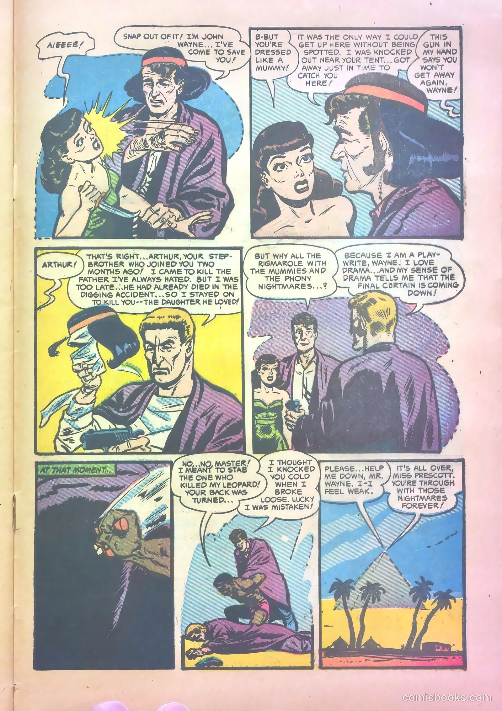 John Wayne Adventure Comics #24 (1954) — page 33 of 36