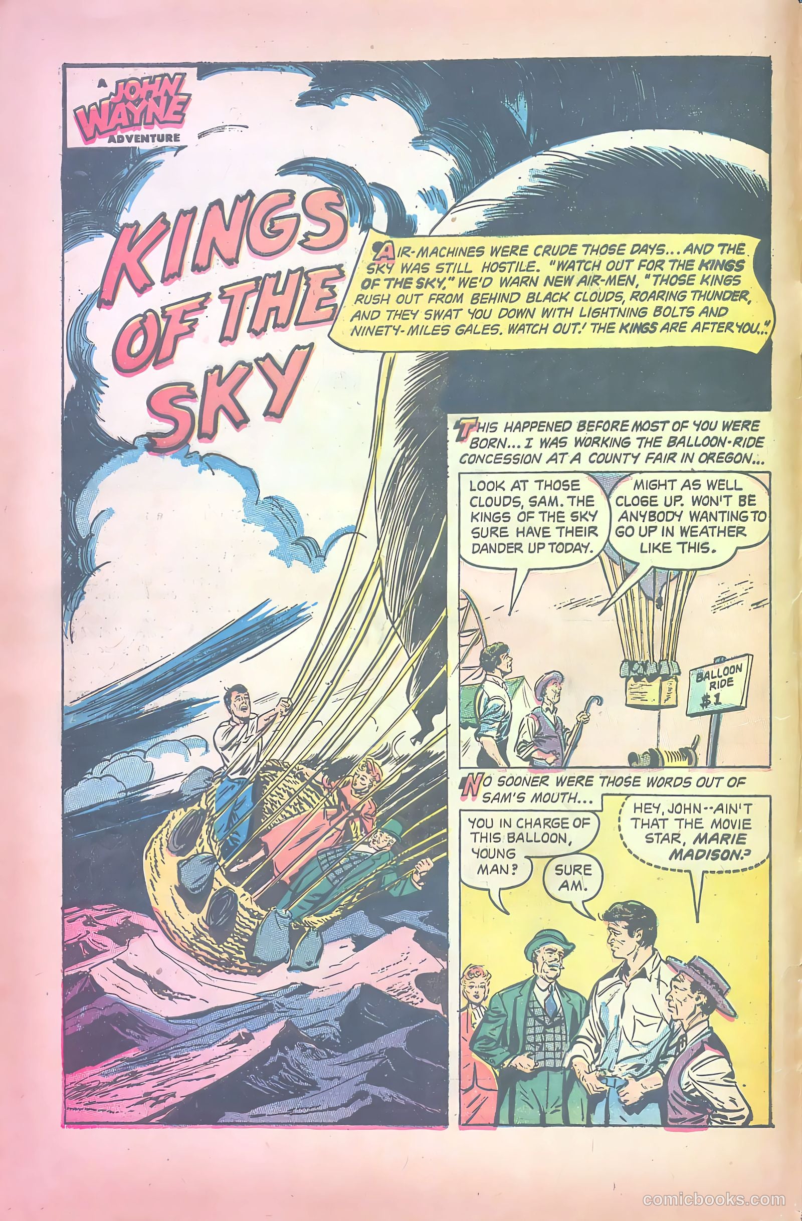 John Wayne Adventure Comics #25 (1954) — page 4 of 36