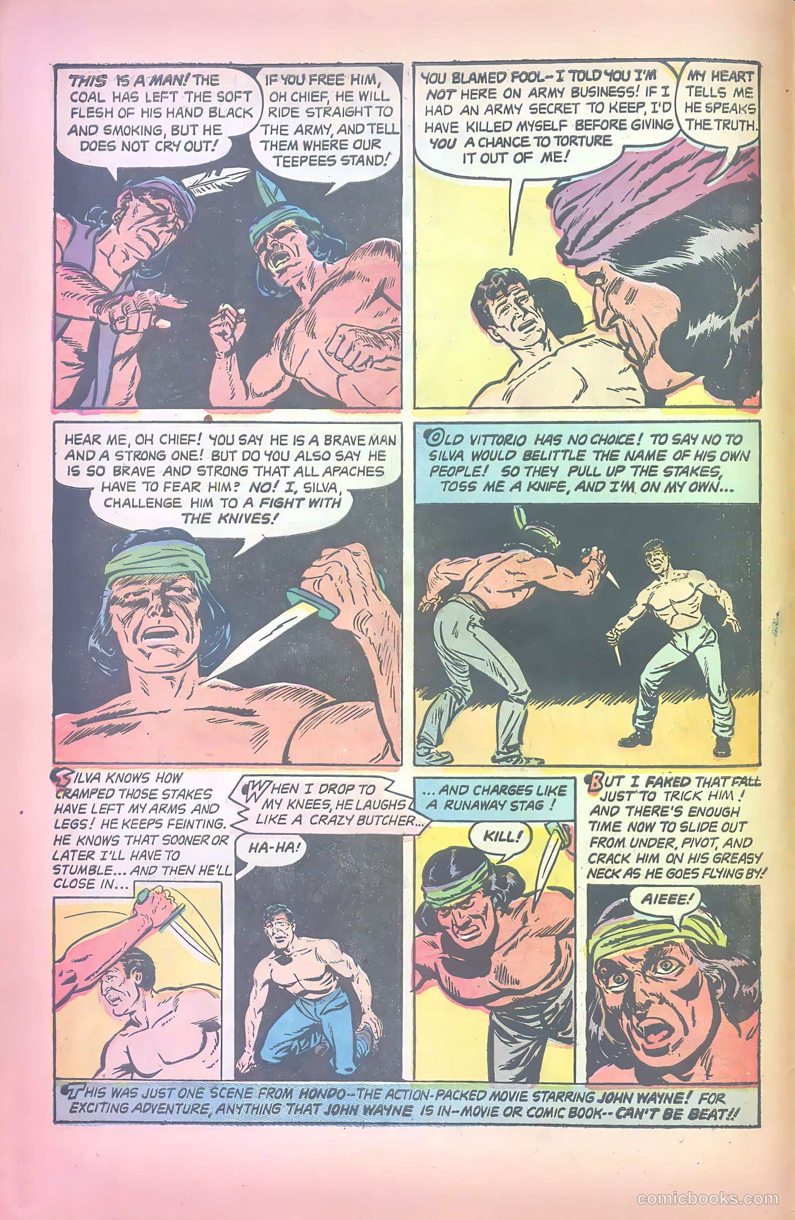 John Wayne Adventure Comics #25 (1954) — page 10 of 36