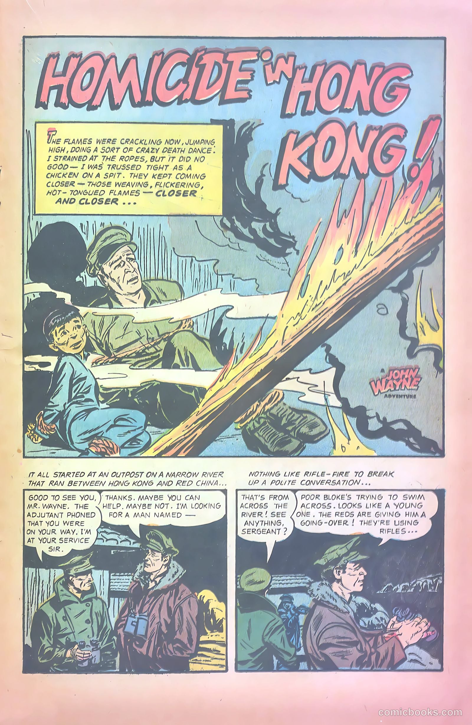 John Wayne Adventure Comics #25 (1954) — page 17 of 36