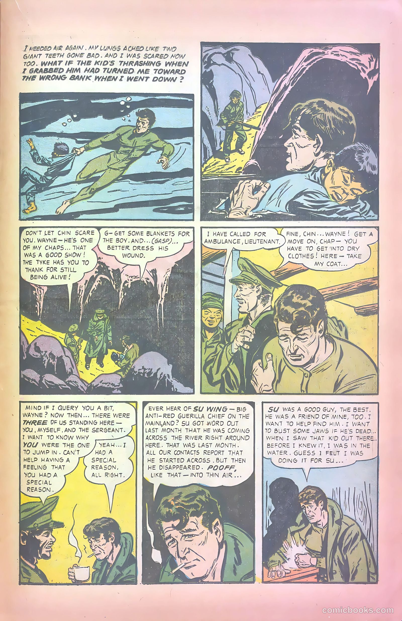 John Wayne Adventure Comics #25 (1954) — page 21 of 36