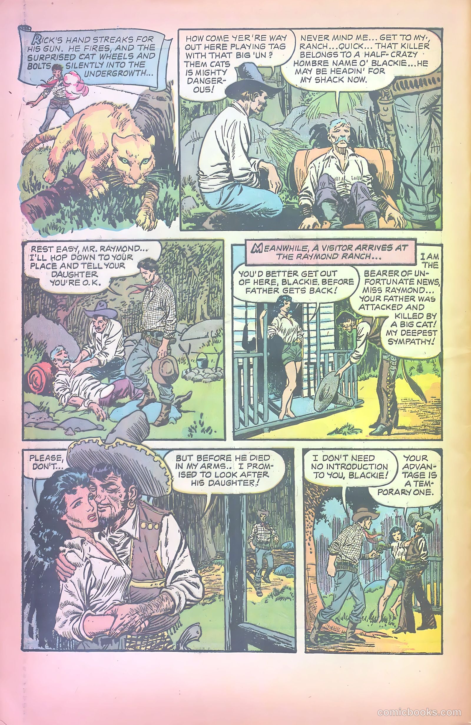 John Wayne Adventure Comics #25 (1954) — page 30 of 36
