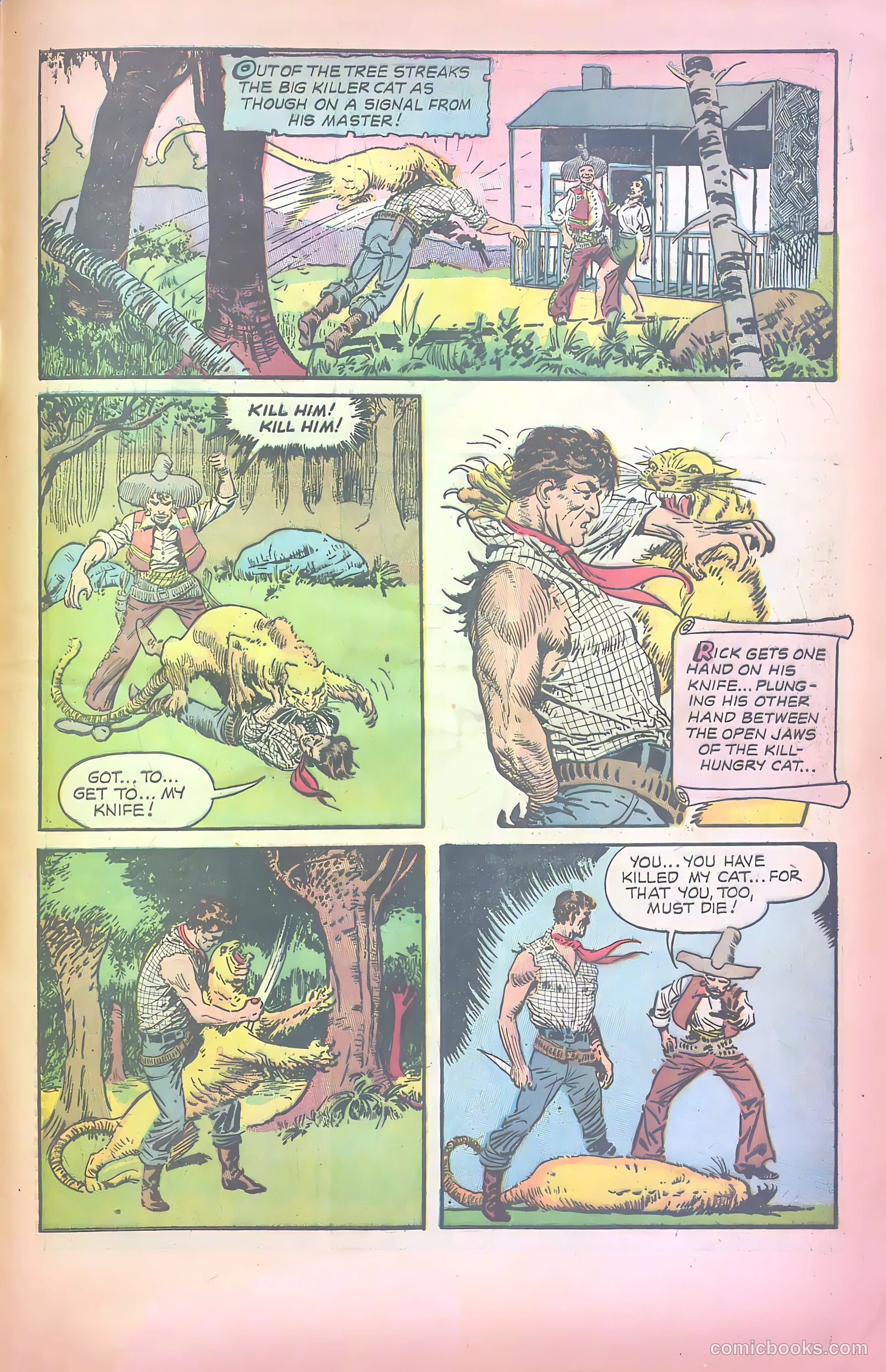 John Wayne Adventure Comics #25 (1954) — page 31 of 36