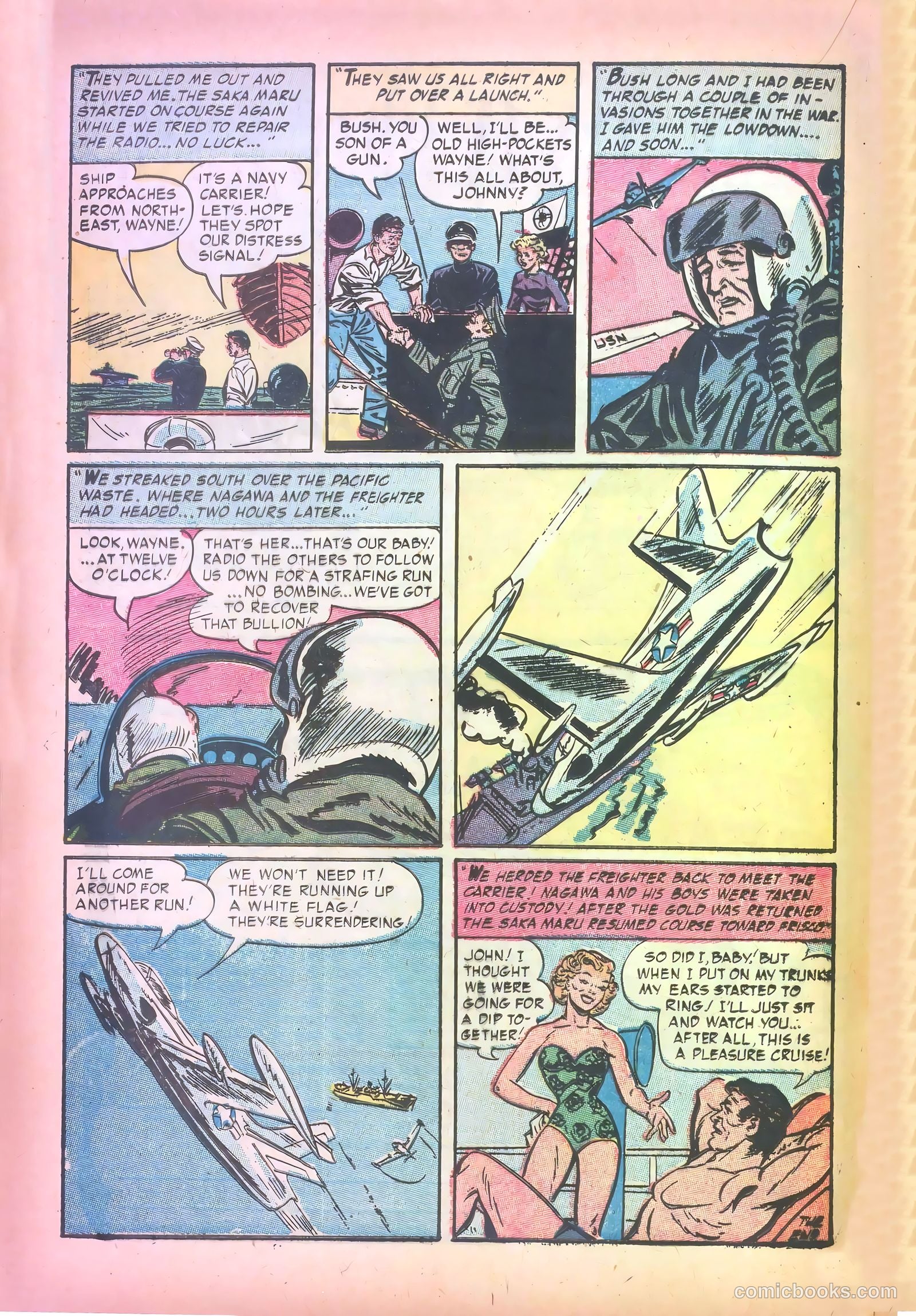 John Wayne Adventure Comics #26 (1954) — page 20 of 35