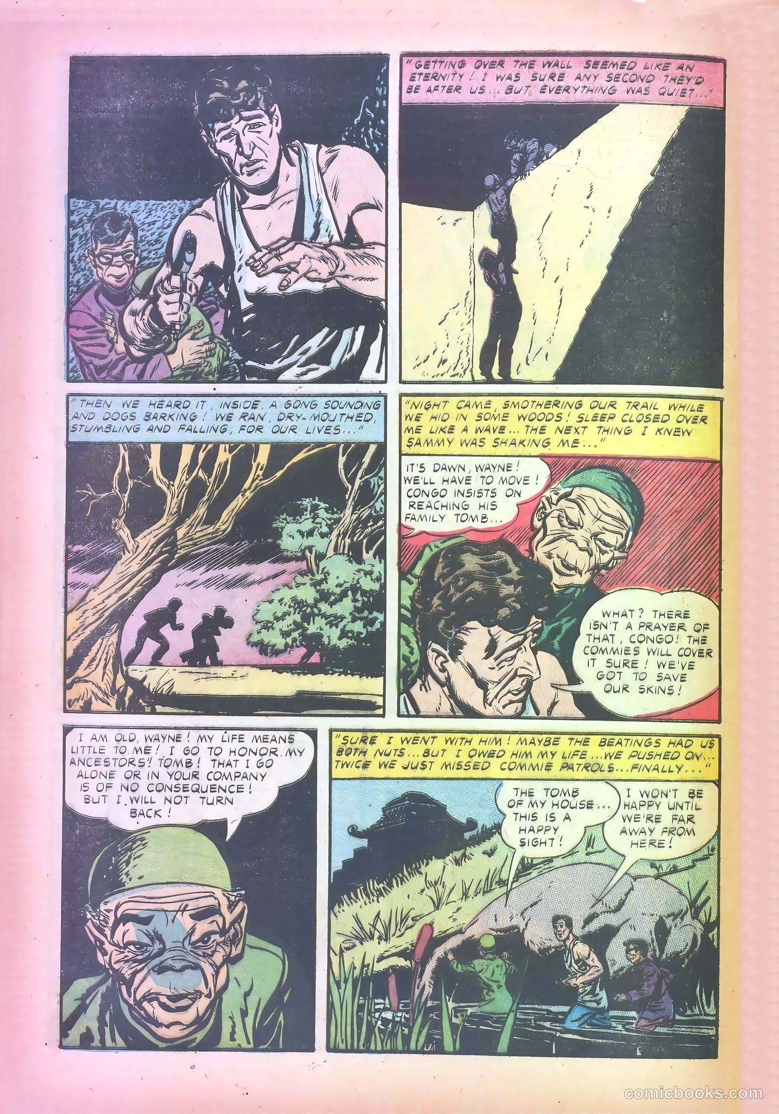 John Wayne Adventure Comics #26 (1954) — page 28 of 35