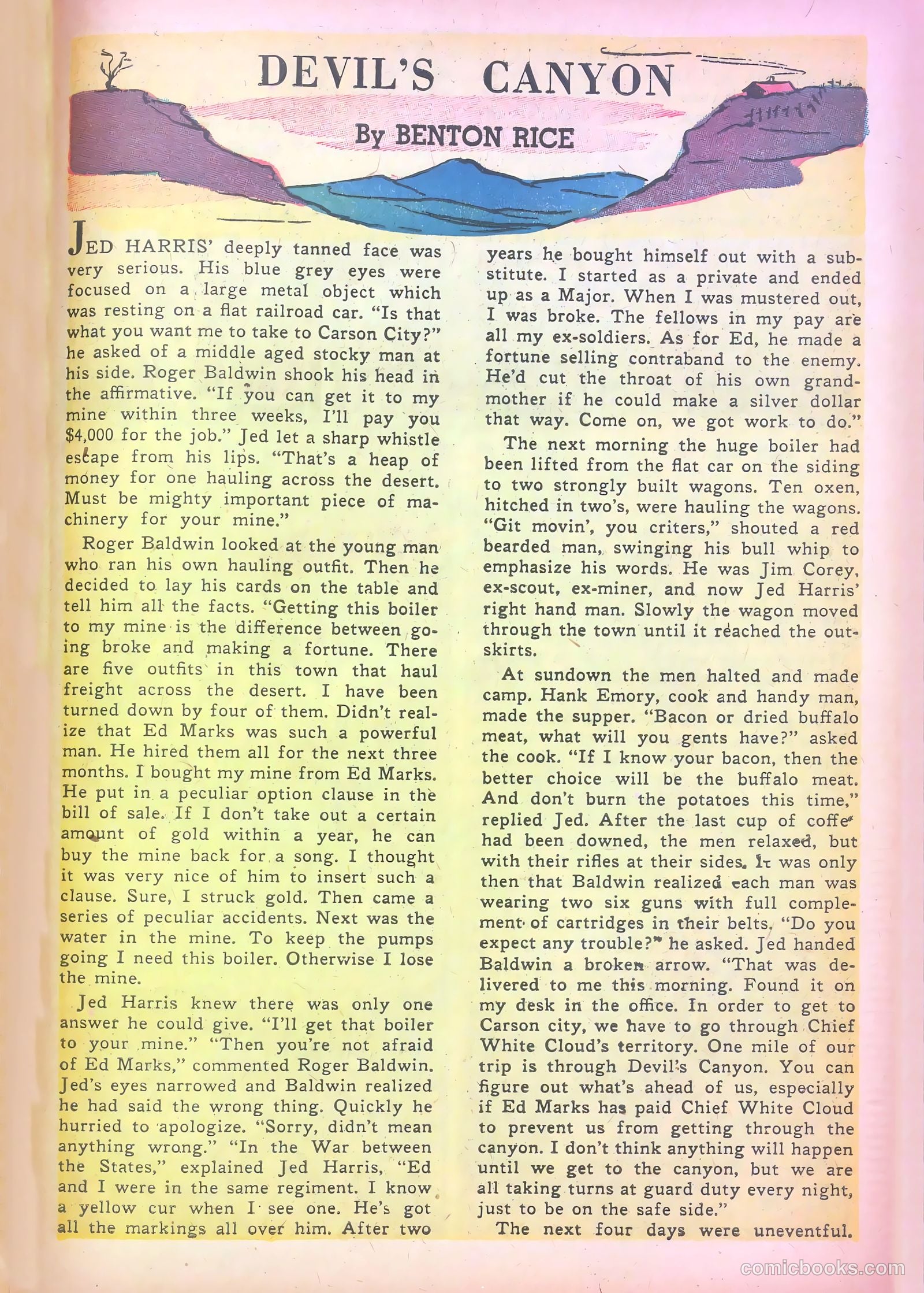 John Wayne Adventure Comics #26 (1954) — page 31 of 35