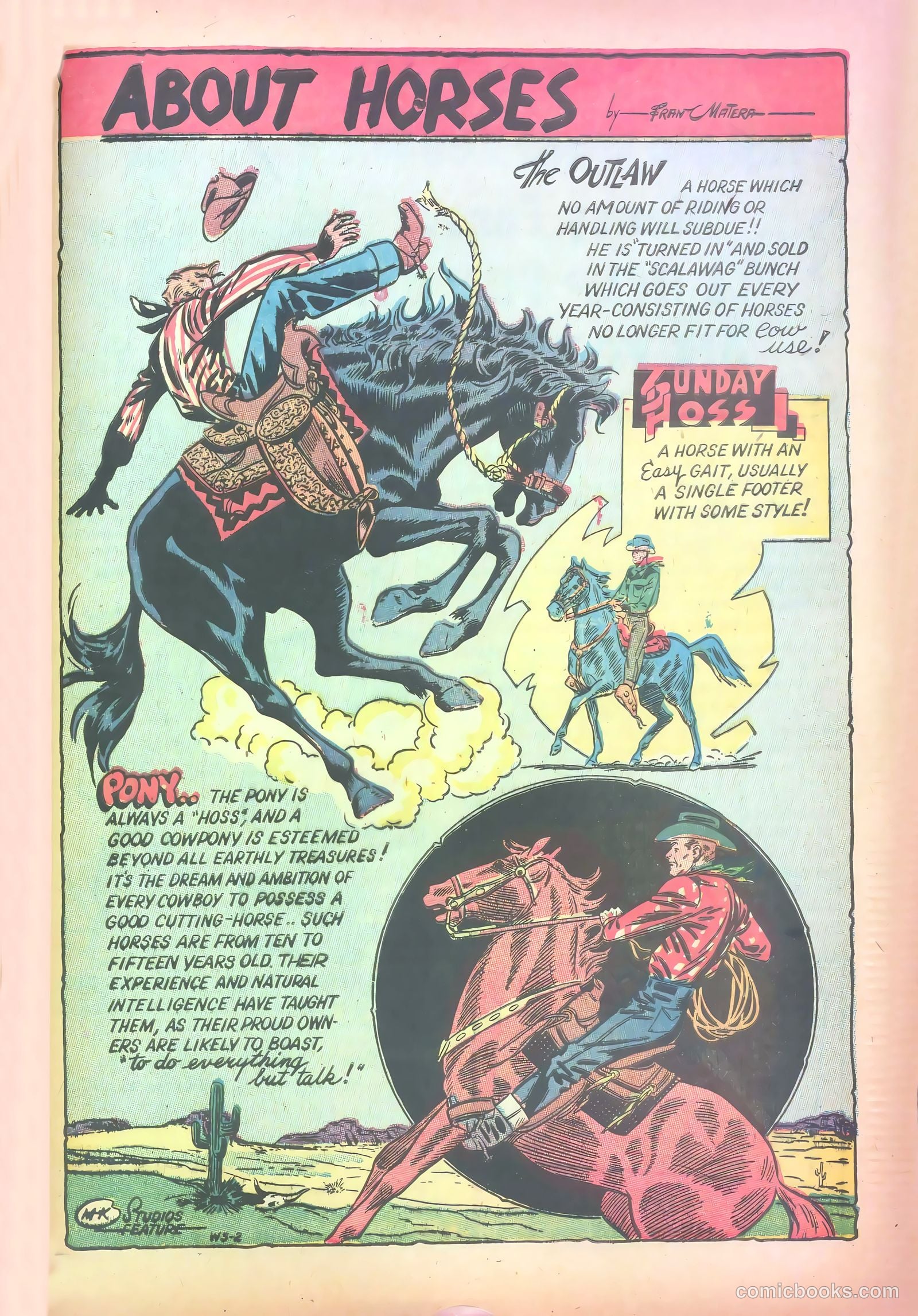 John Wayne Adventure Comics #26 (1954) — page 33 of 35
