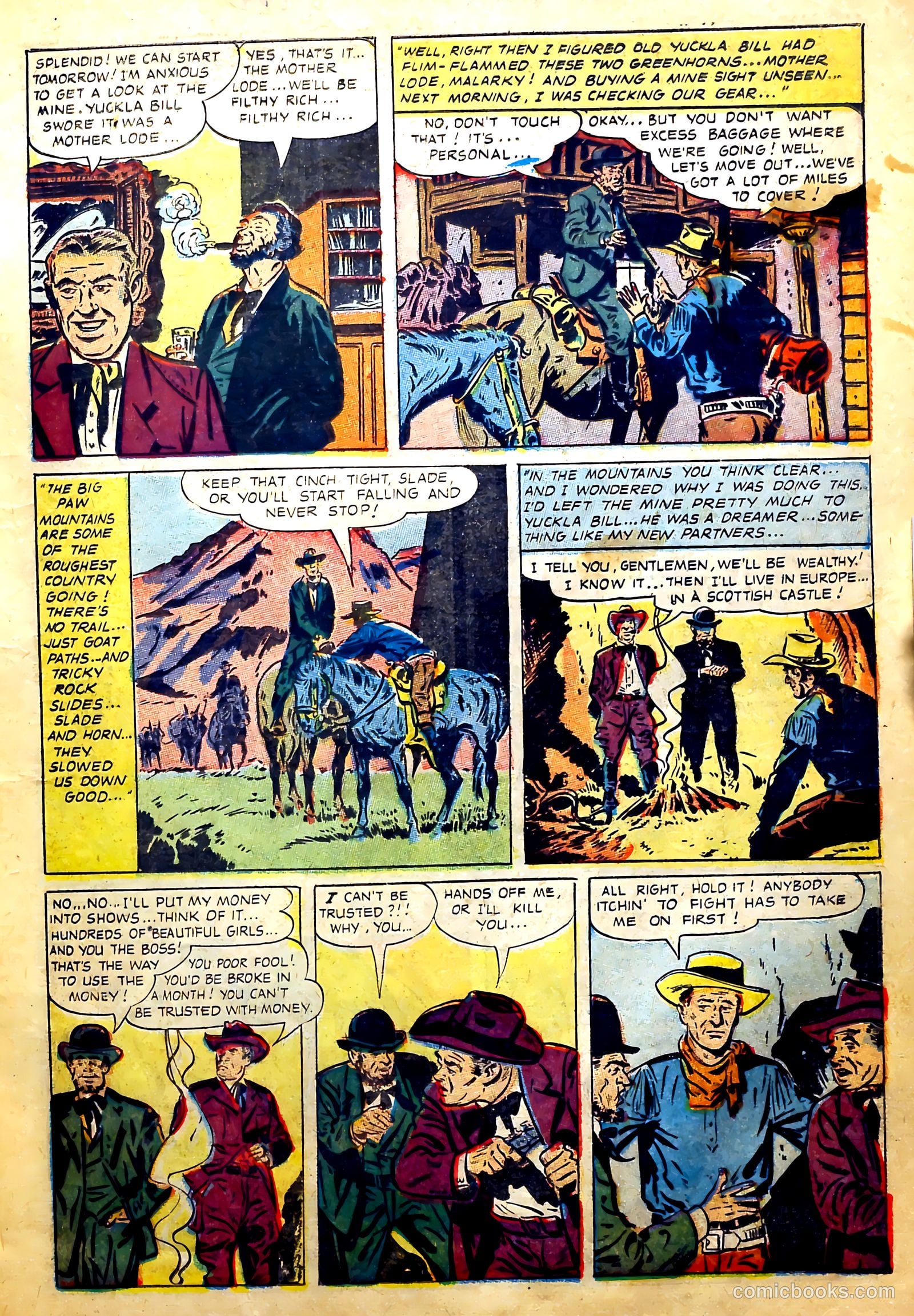 John Wayne Adventure Comics #27 (1954) — page 13 of 36