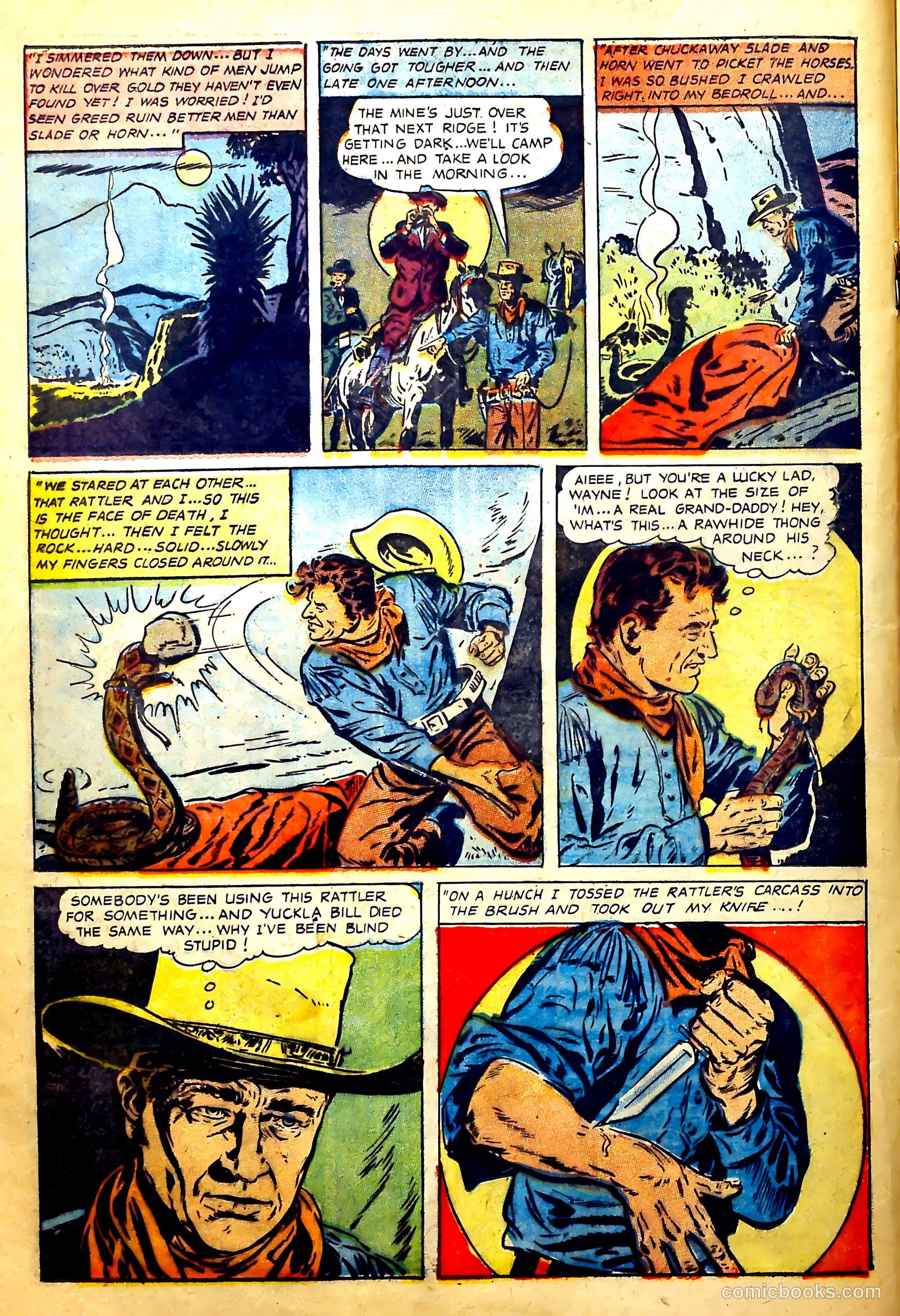 John Wayne Adventure Comics #27 (1954) — page 14 of 36