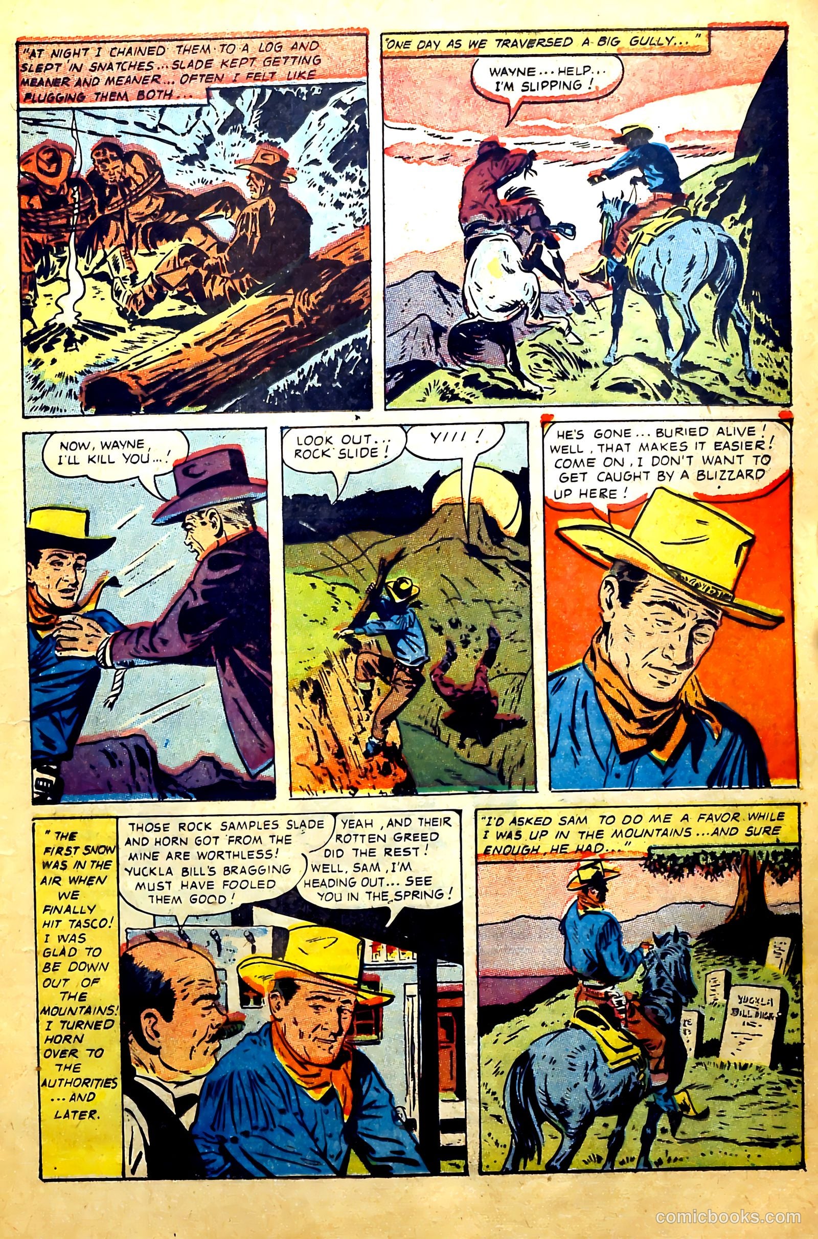 John Wayne Adventure Comics #27 (1954) — page 17 of 36