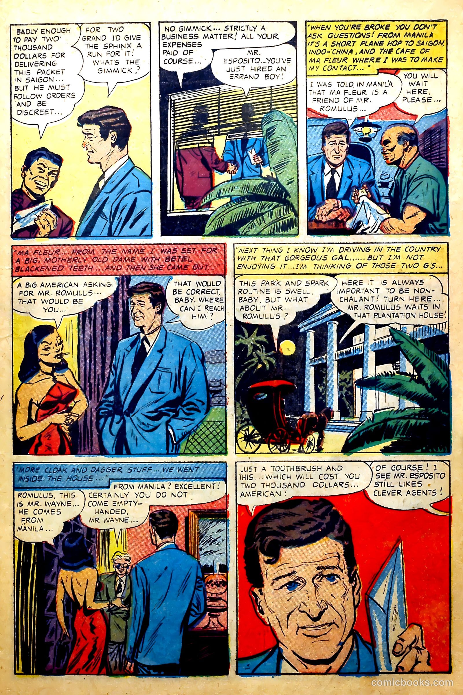 John Wayne Adventure Comics #27 (1954) — page 21 of 36