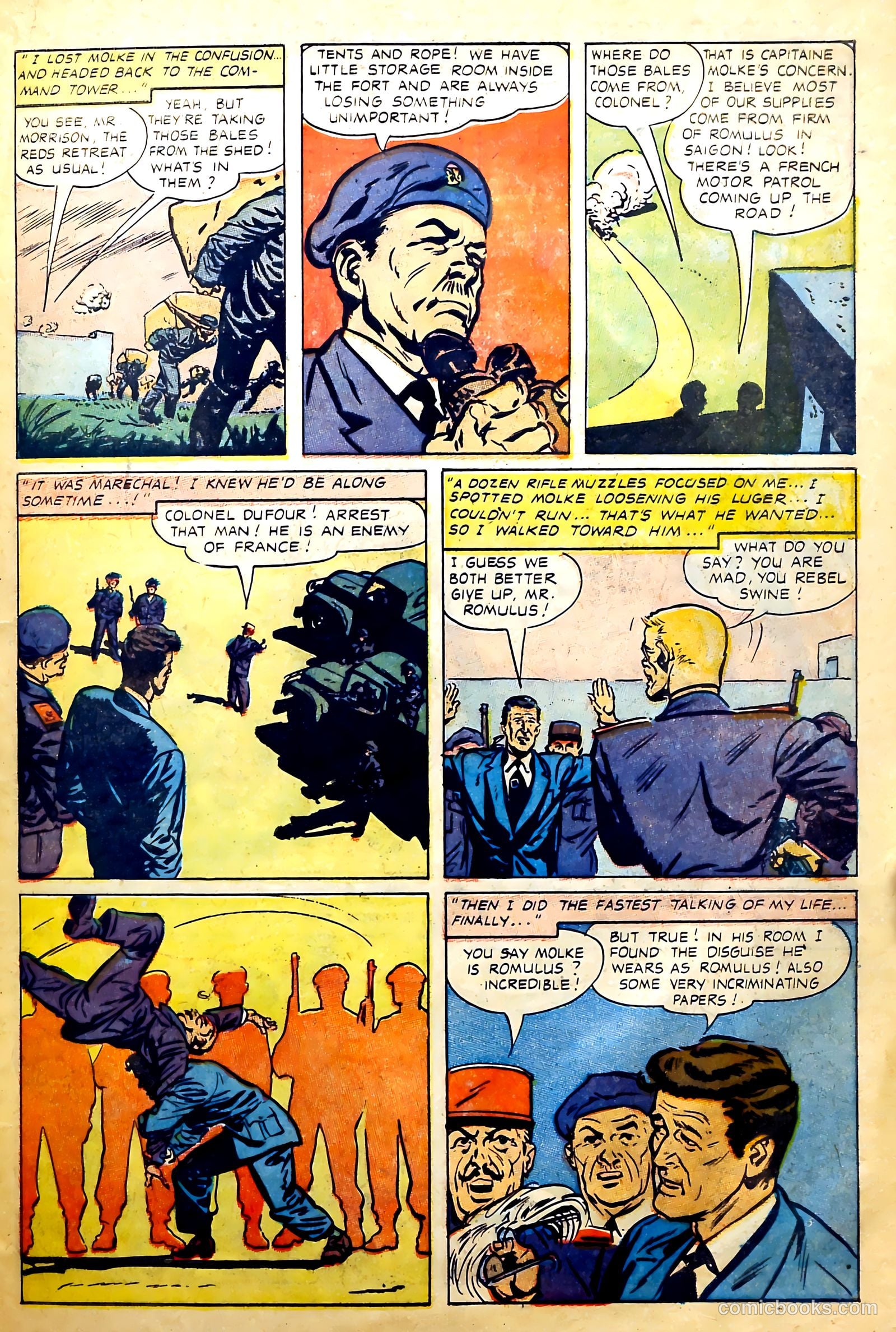 John Wayne Adventure Comics #27 (1954) — page 27 of 36
