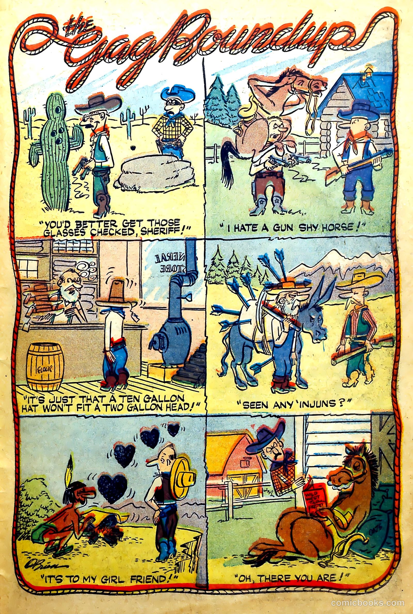 John Wayne Adventure Comics #27 (1954) — page 29 of 36