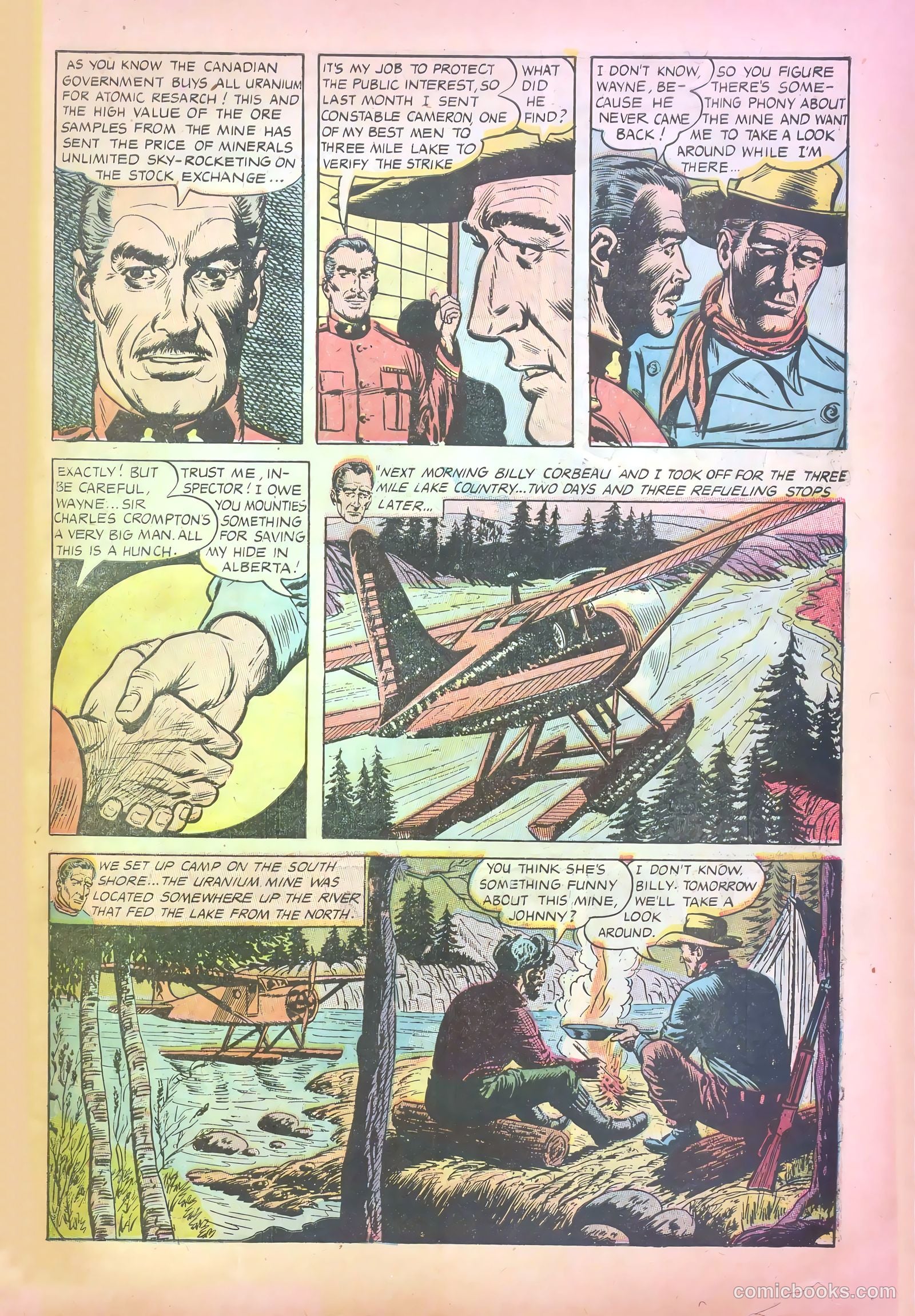 John Wayne Adventure Comics #28 (1954) — page 5 of 36