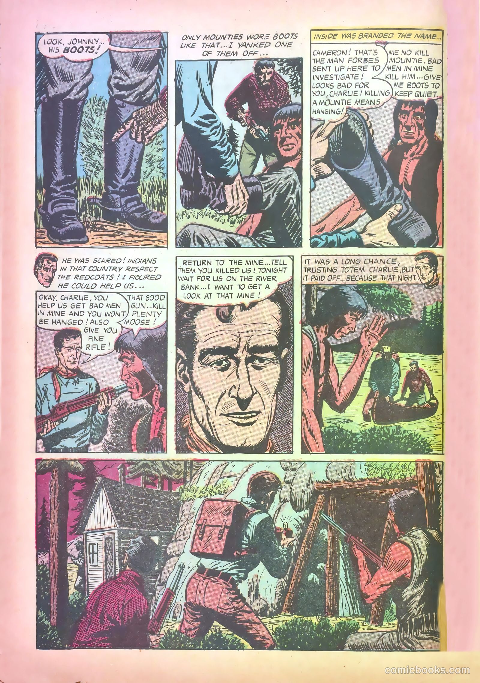 John Wayne Adventure Comics #28 (1954) — page 8 of 36