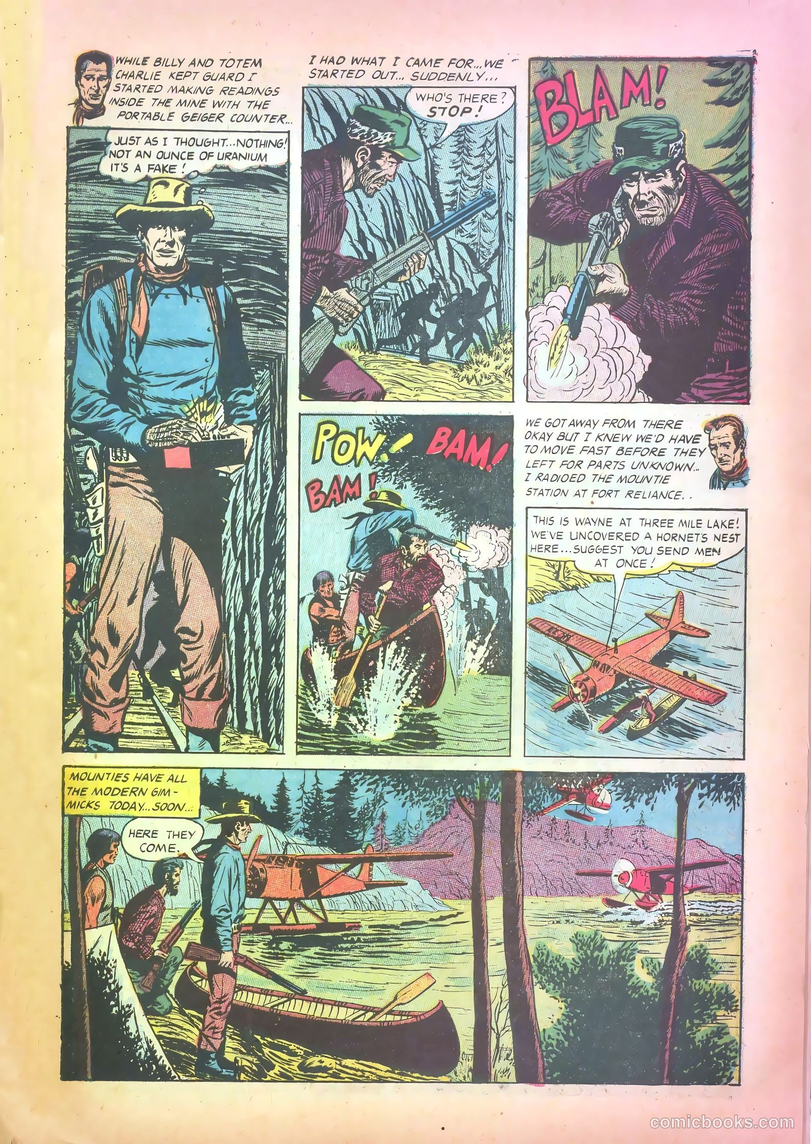 John Wayne Adventure Comics #28 (1954) — page 9 of 36