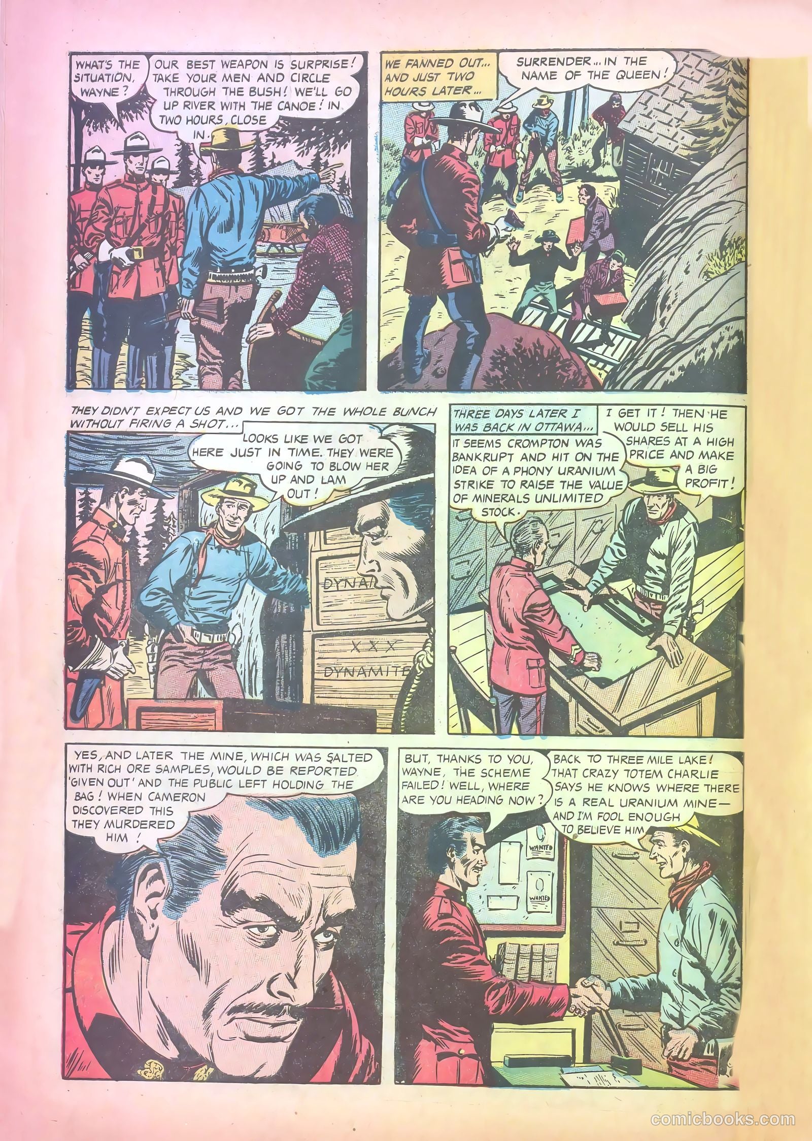 John Wayne Adventure Comics #28 (1954) — page 10 of 36