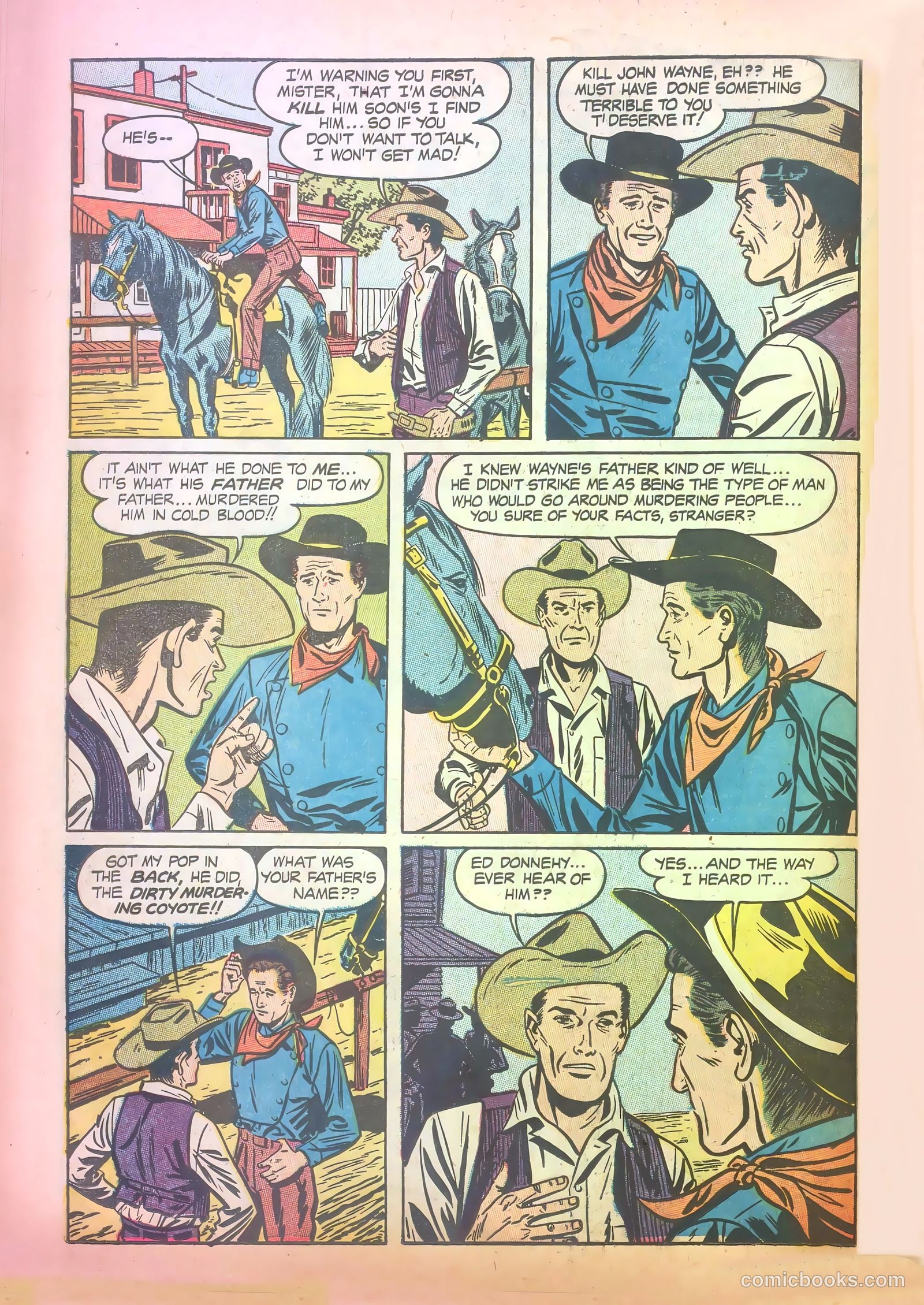 John Wayne Adventure Comics #28 (1954) — page 26 of 36