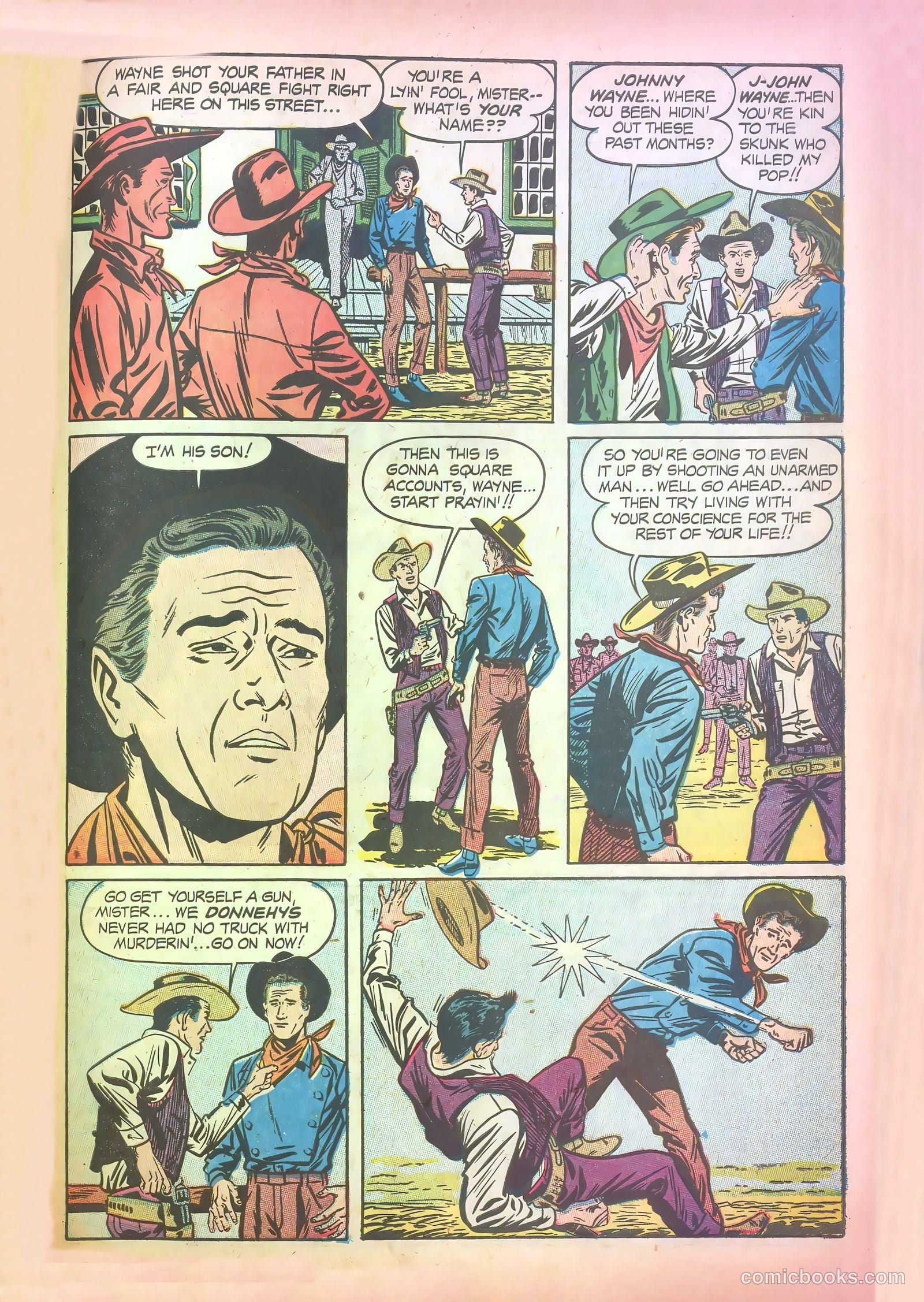 John Wayne Adventure Comics #28 (1954) — page 27 of 36