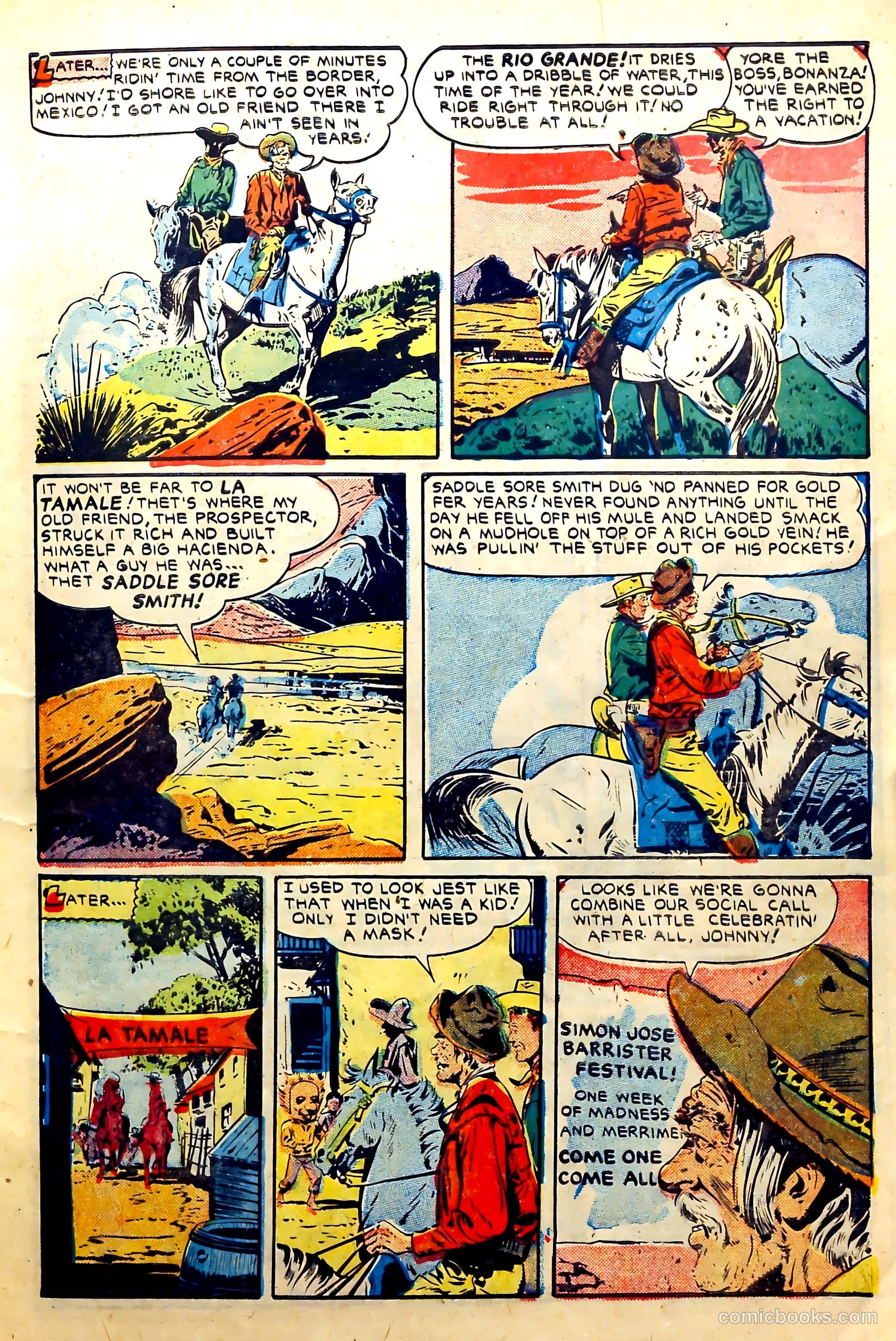 John Wayne Adventure Comics #29 (1955) — page 5 of 36