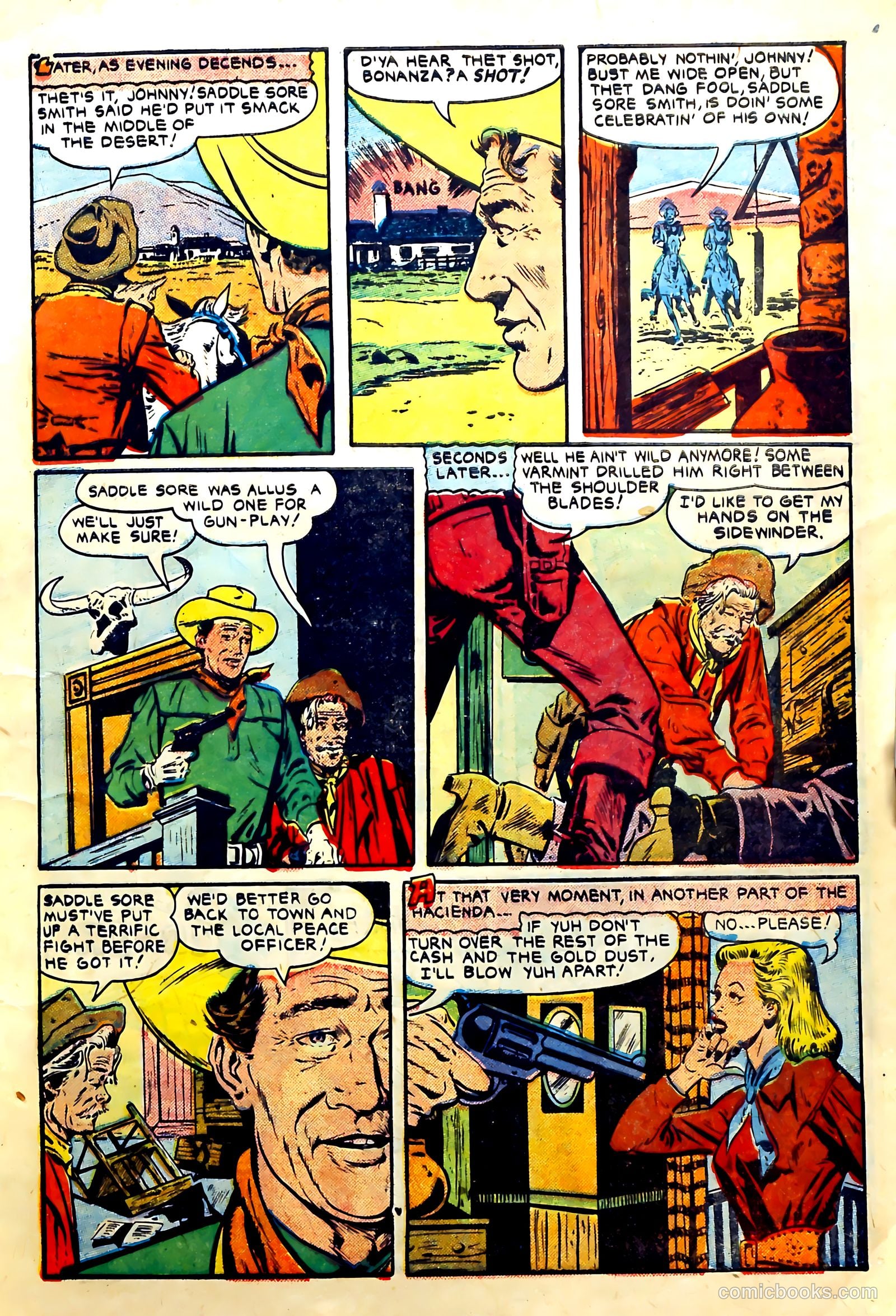 John Wayne Adventure Comics #29 (1955) — page 7 of 36
