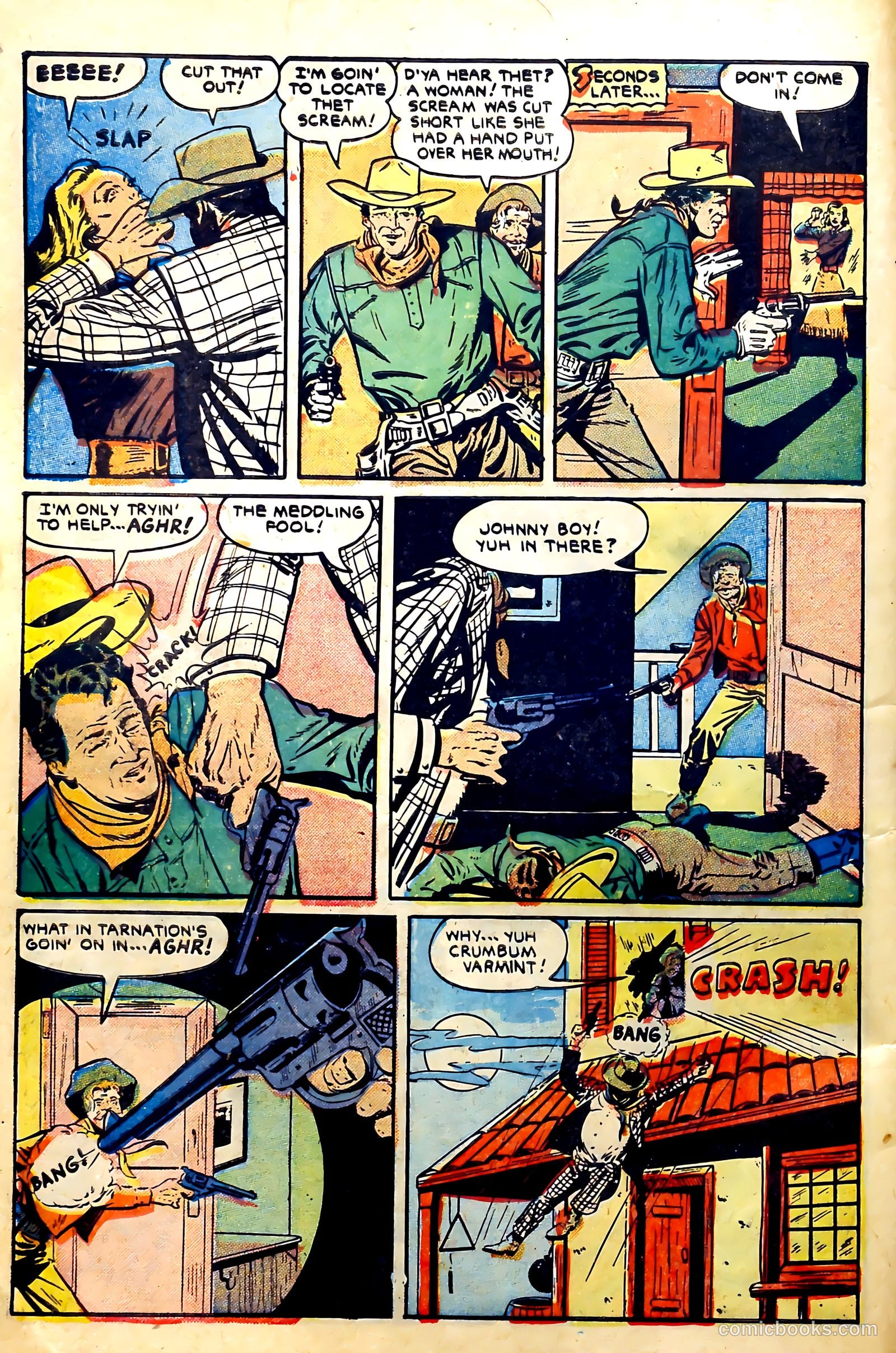 John Wayne Adventure Comics #29 (1955) — page 8 of 36