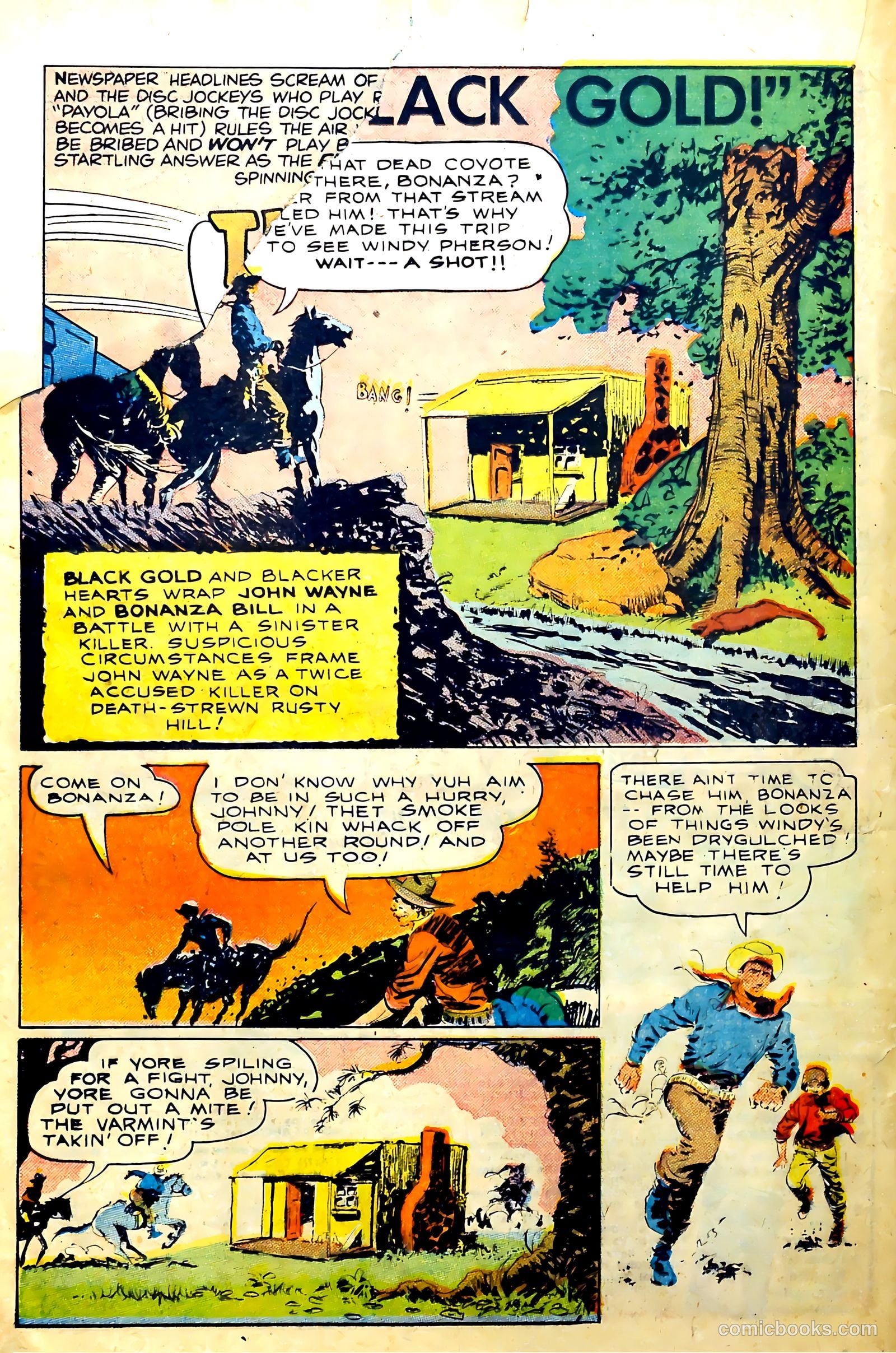 John Wayne Adventure Comics #29 (1955) — page 20 of 36
