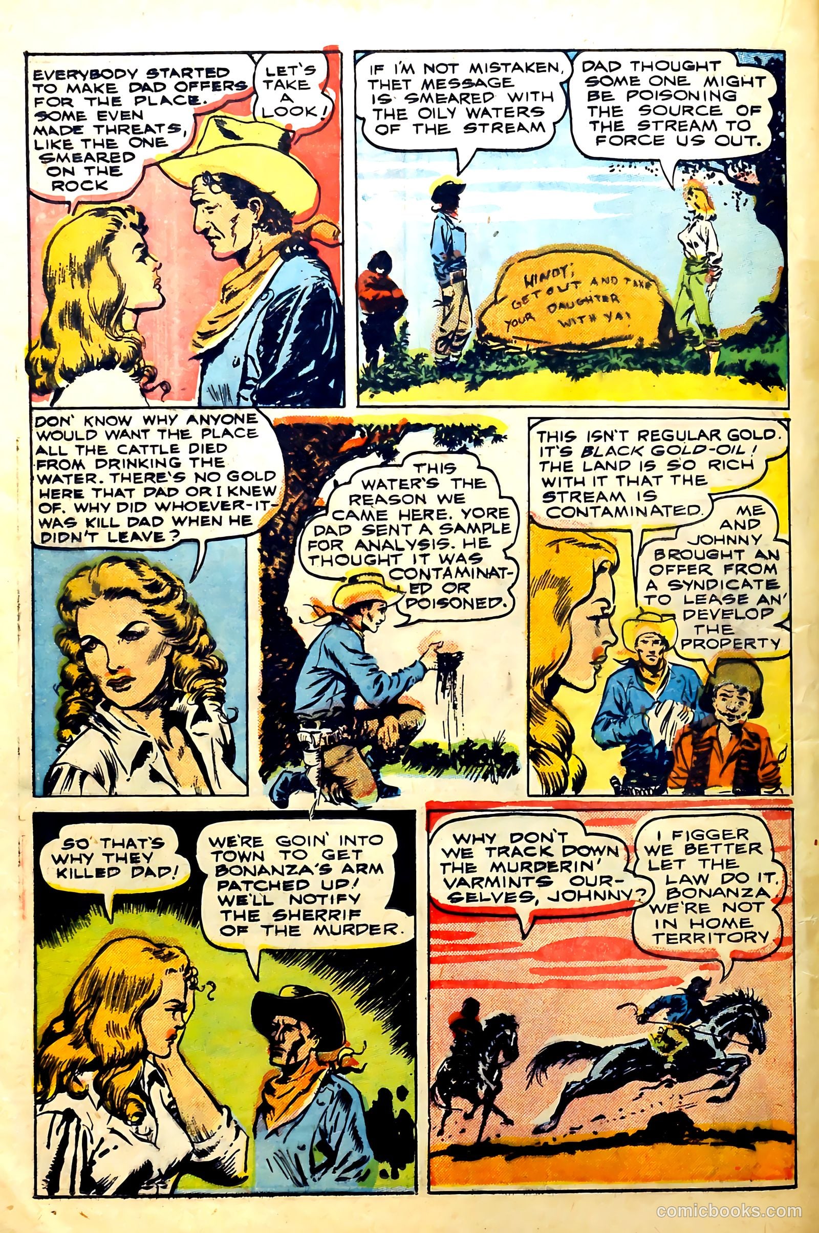 John Wayne Adventure Comics #29 (1955) — page 22 of 36